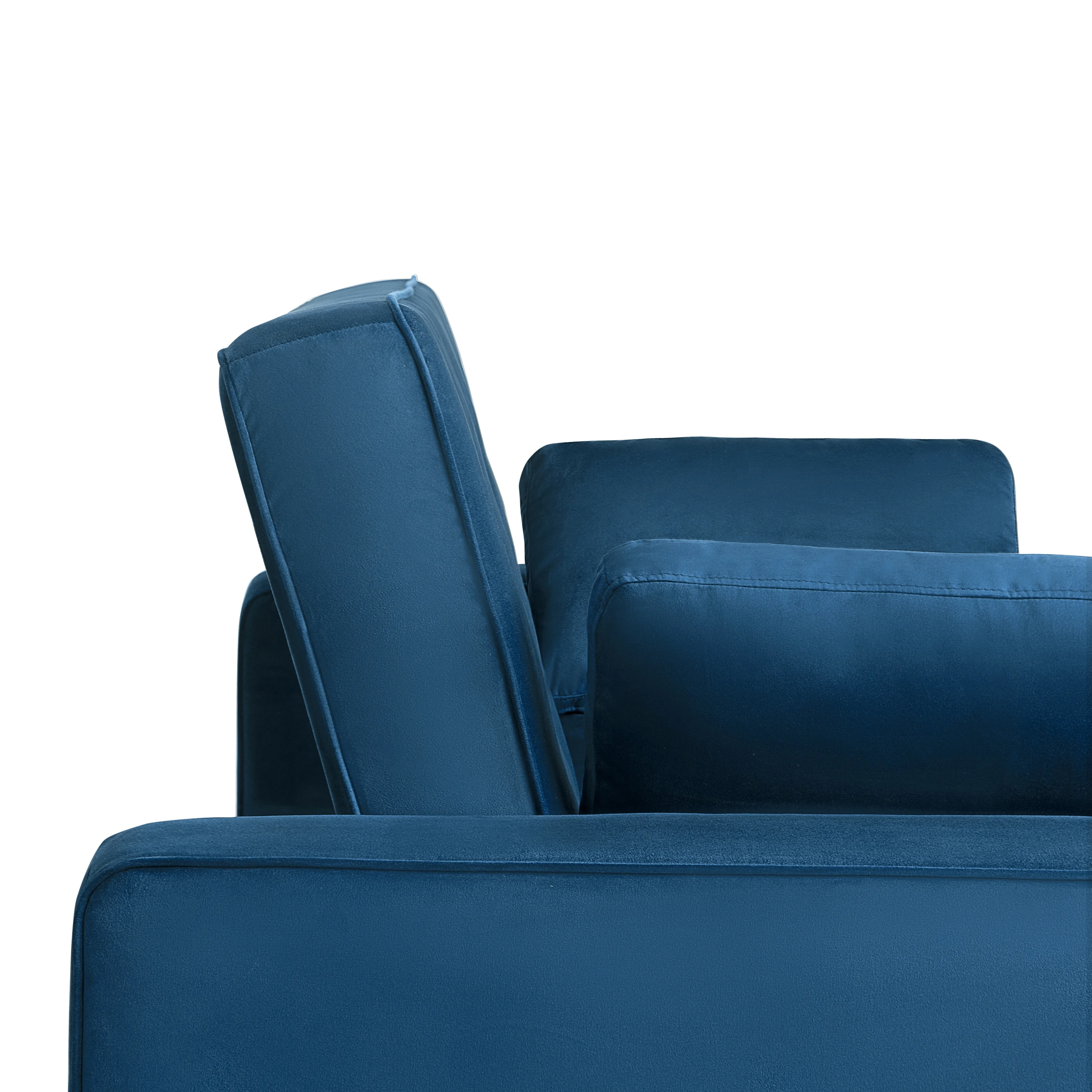 Serta Dream Convertibles Monroe Modern Polyester Convertible Queen Sofa Bed with Pillows Grey - Image 51