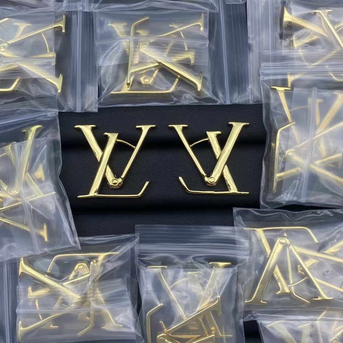 Louis Vuitton Large LV Letter Earrings - Original Replica Club