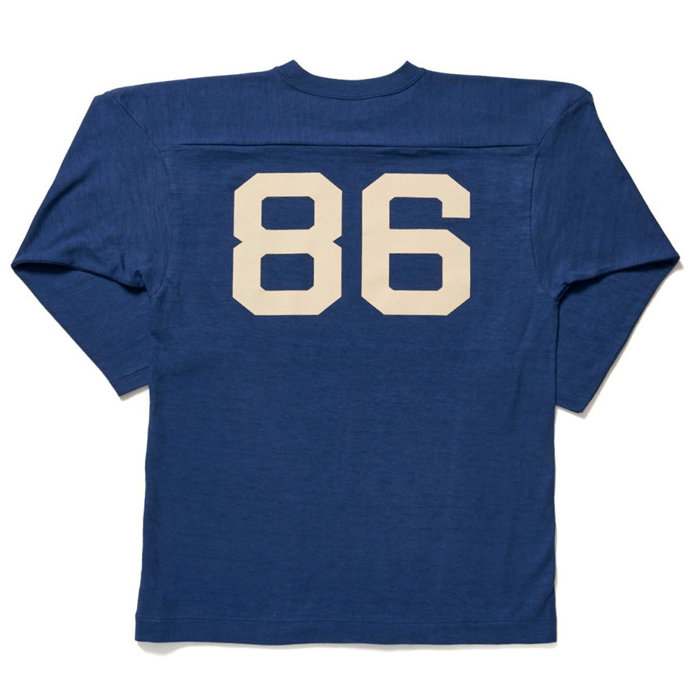 Warehouse & Co - T shirt Sleeve Football 4063 - Marine