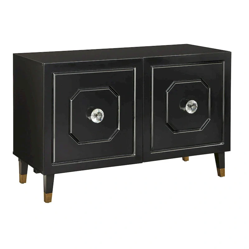 angelo:HOME Jaslene Glossy Glam Media Buffet Cabinet