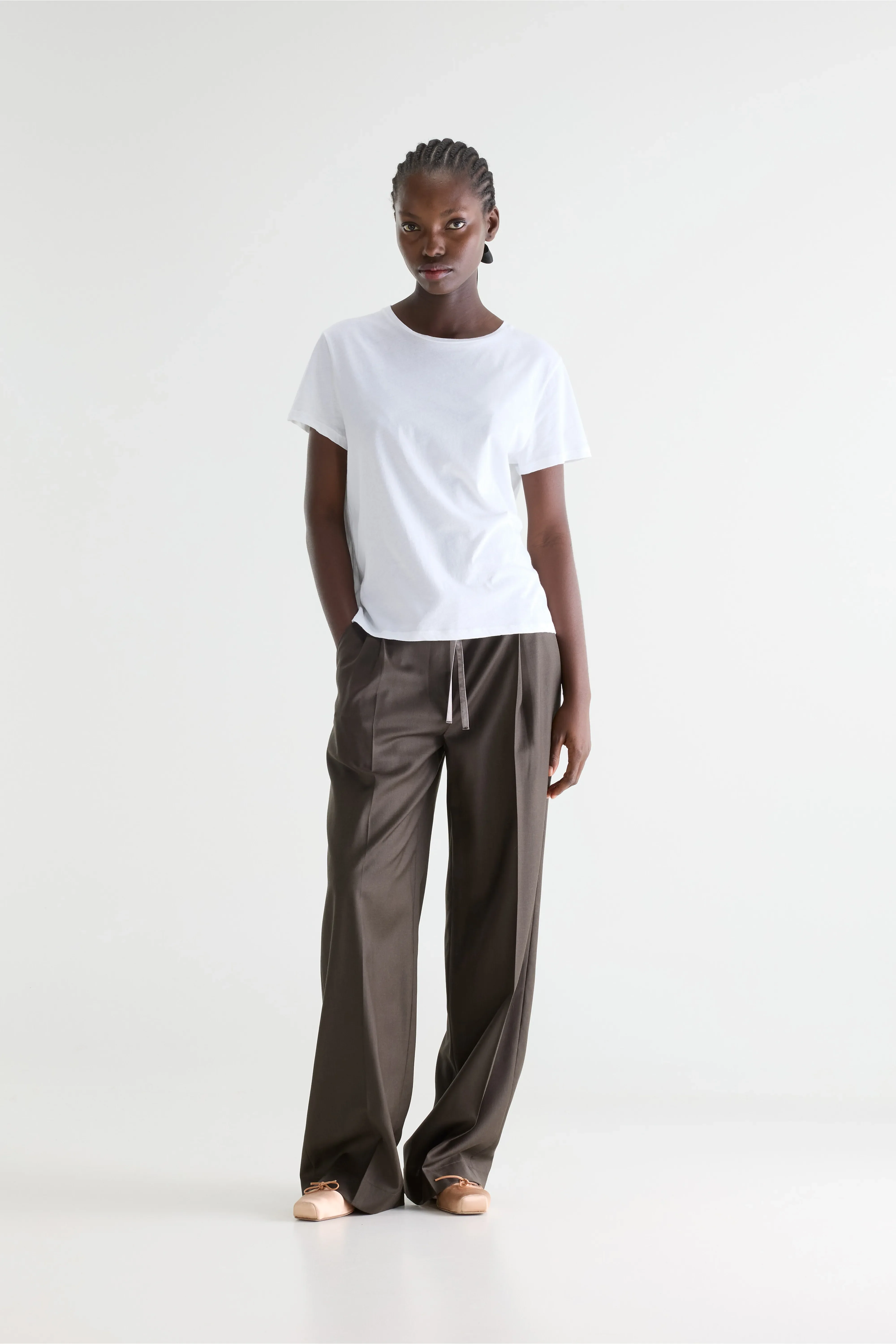 Bellerose Covi short-sleeve white t-shirt (252 / W / WHITE)