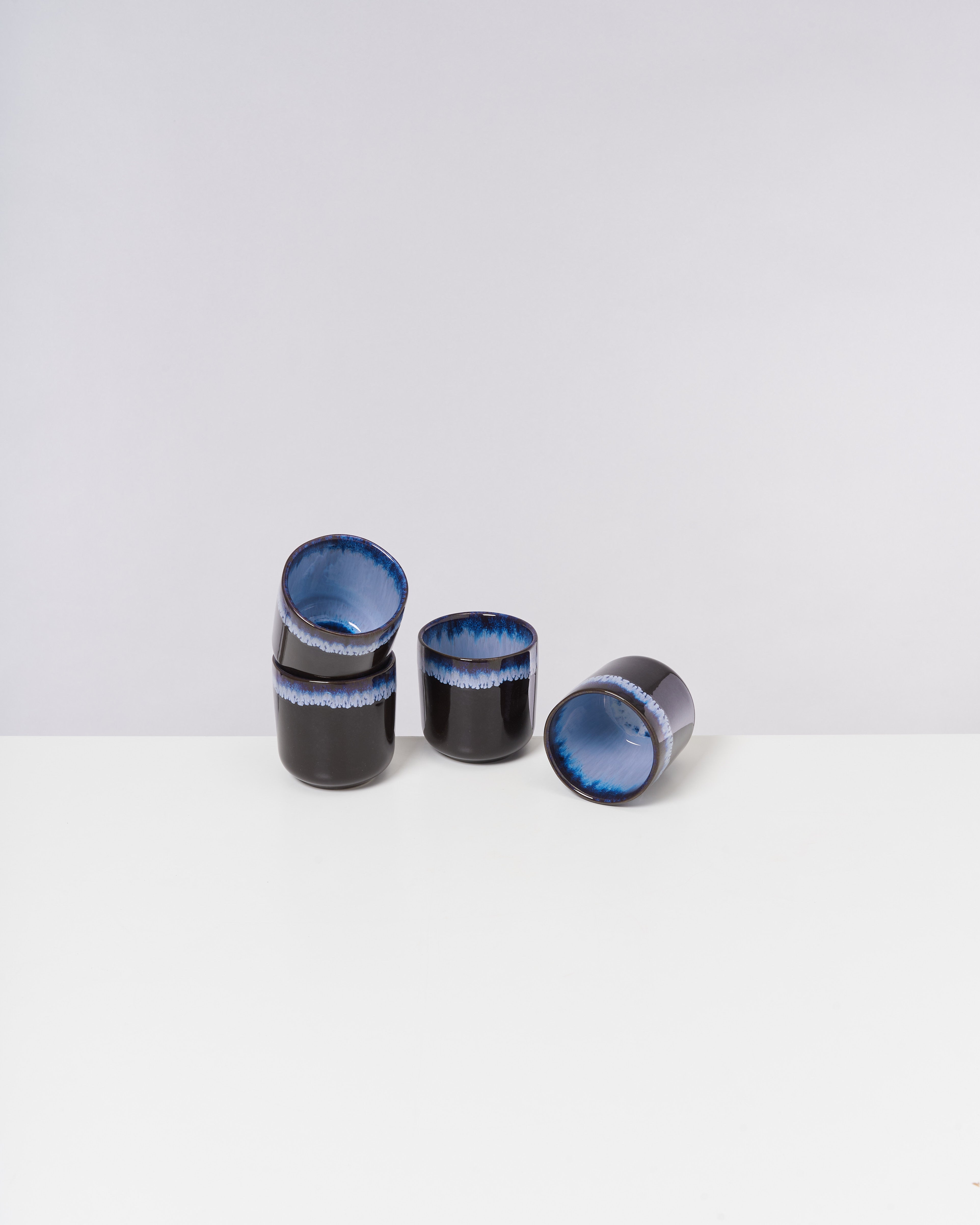 Melides Becher klein whitewater 4er-Set