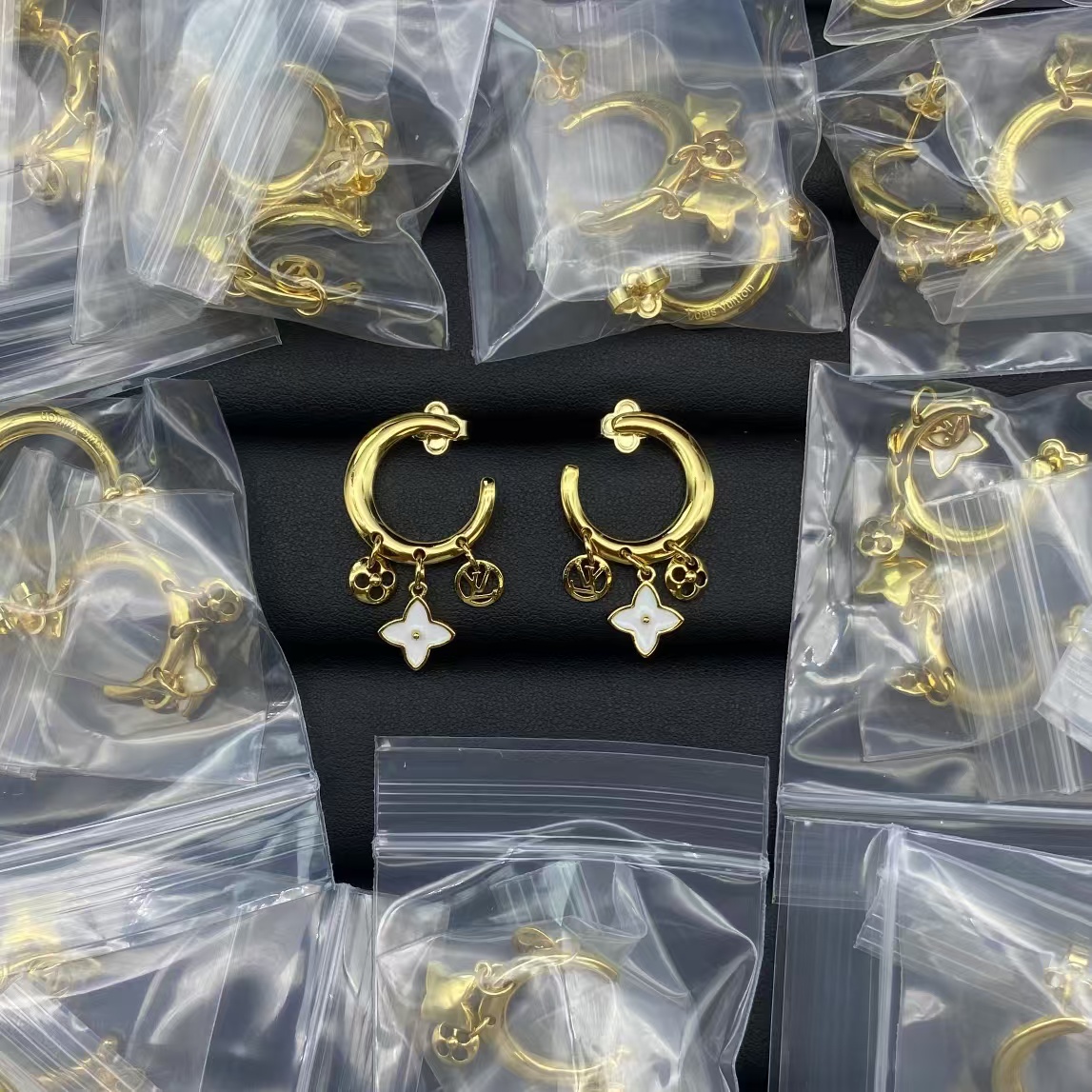 Louis Vuitton Charms Drop Earrings - Original Replica Club