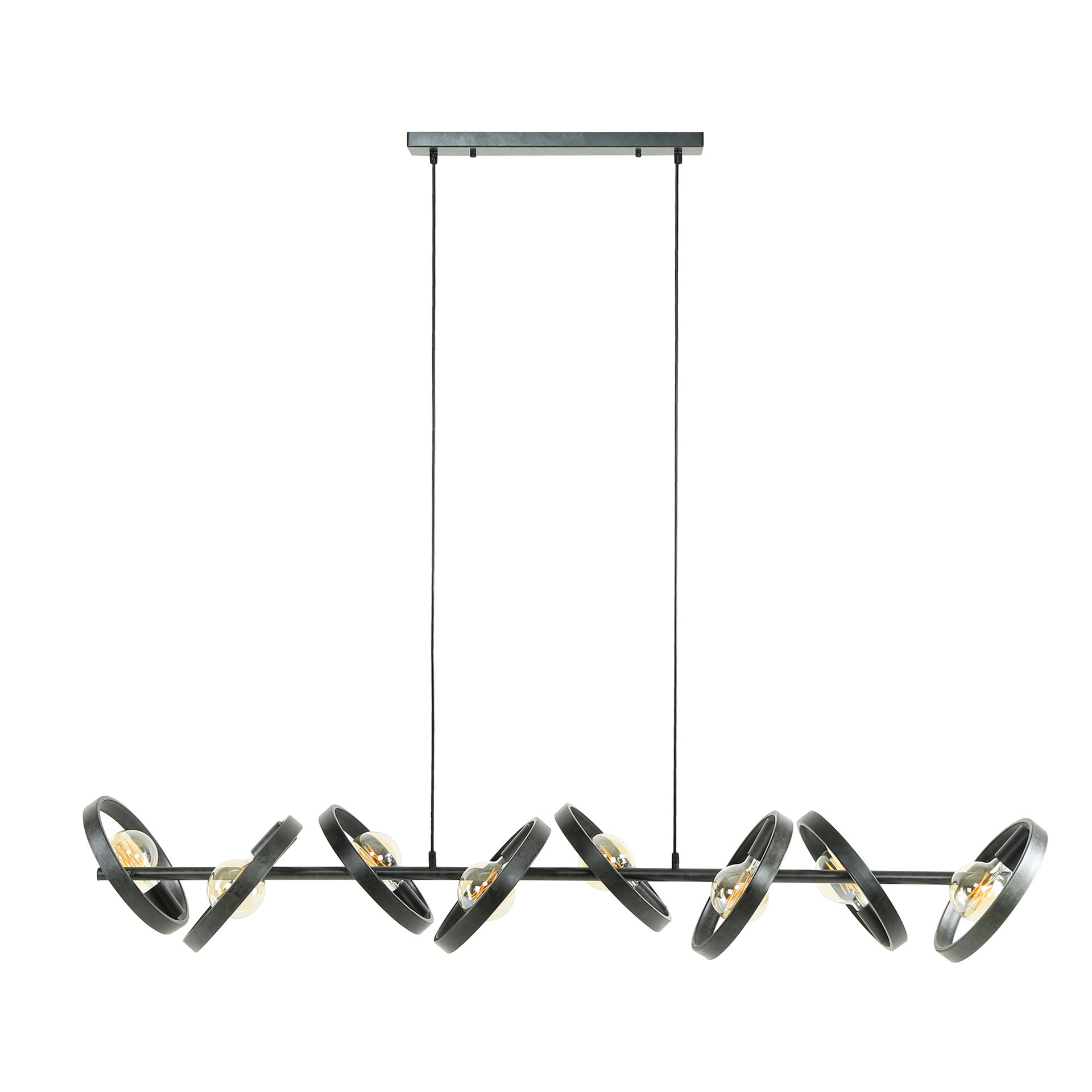 Blokker Kevin Hanglamp 8-lichts - Charcoal