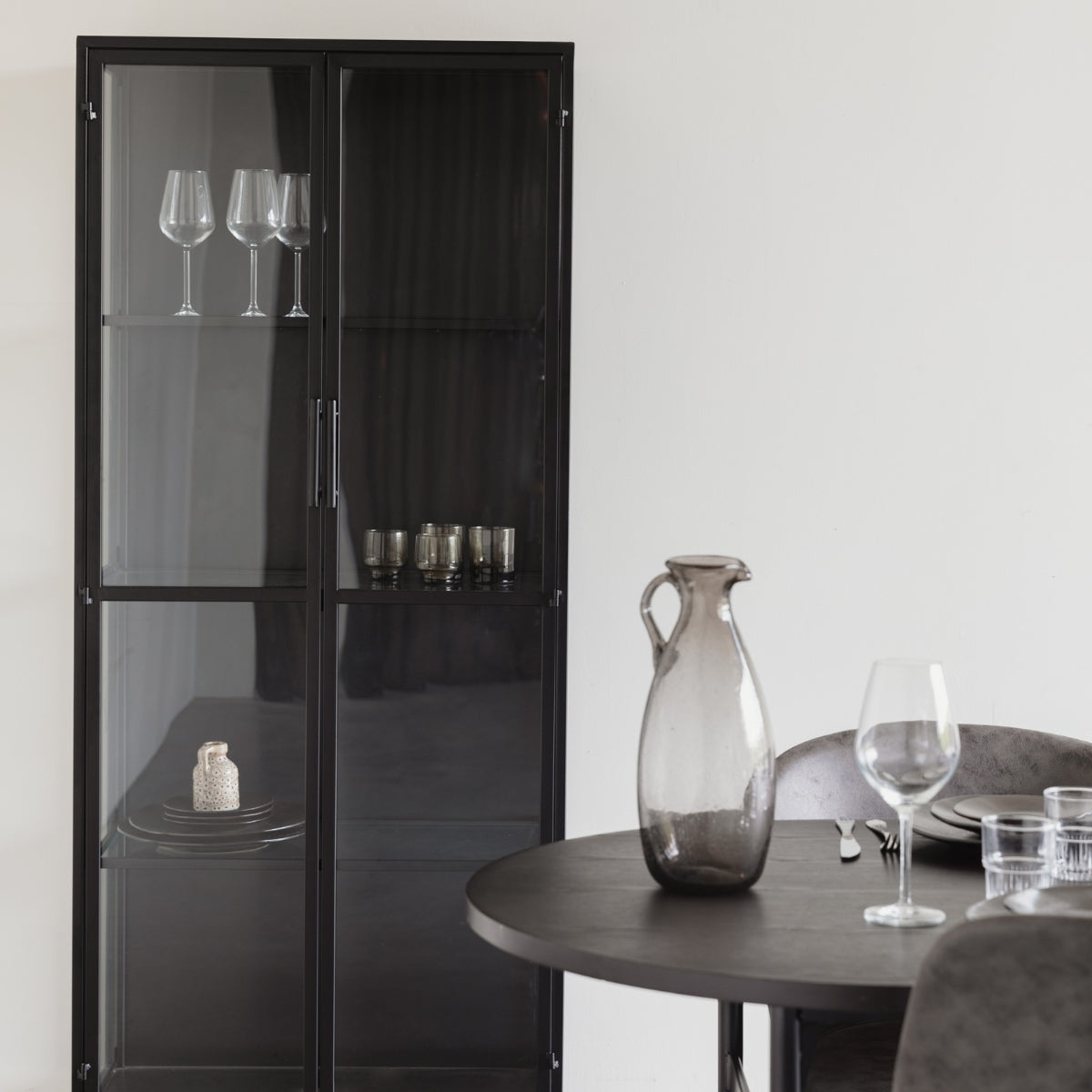 Puur - George vitrinekast L