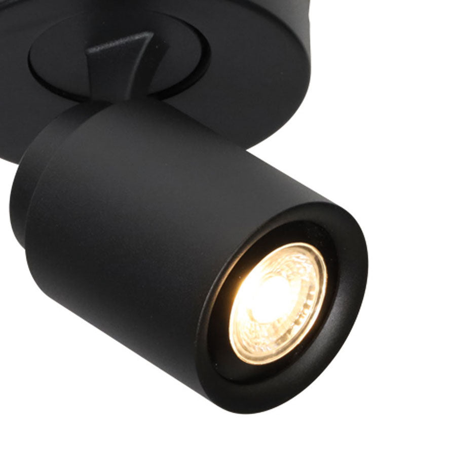 Freelight Freelight Spot Razza Mat Zwart 3 lichts GU10