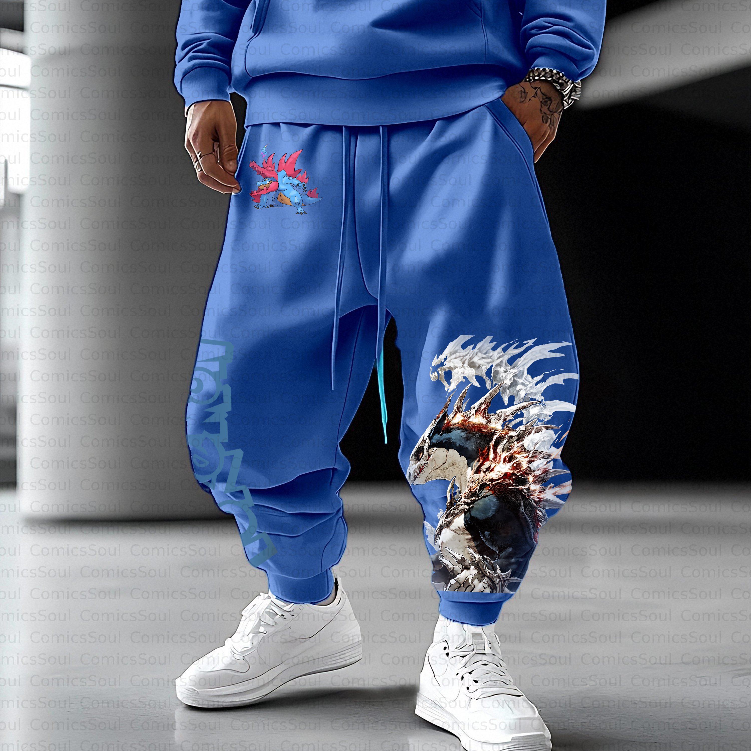 Unisex Casual Anime Streetwear Pant