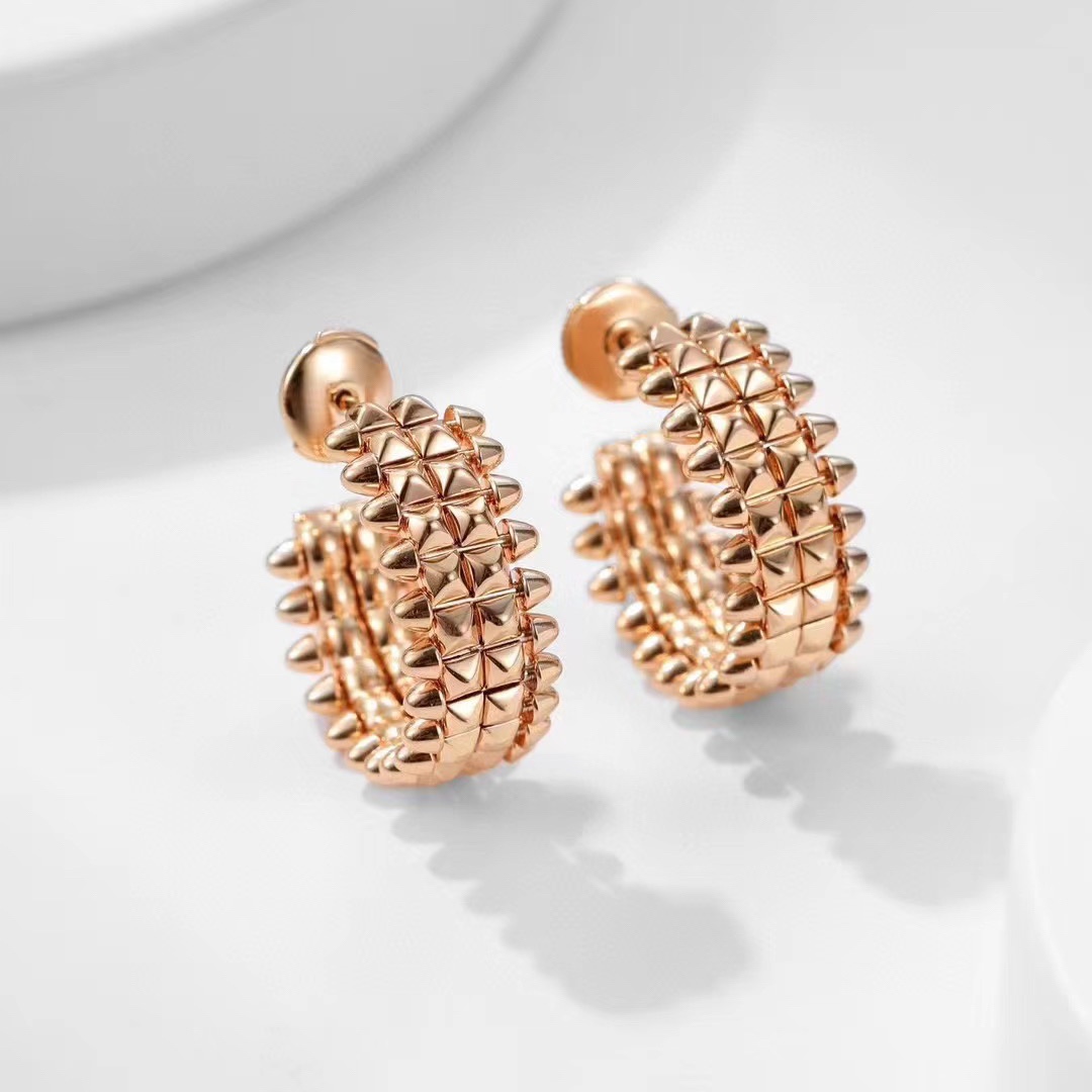 Cartier Clash de Cartier Hoop Earrings, Double Row - Original Replica Club