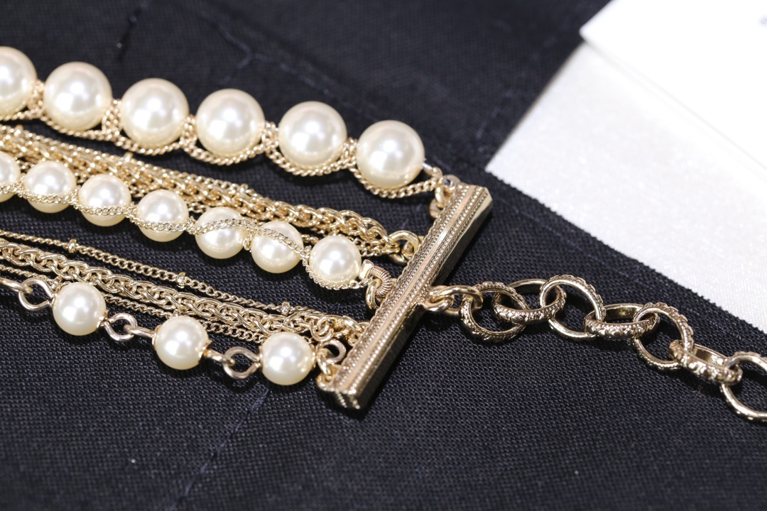Chanel Vintage Multi Row Pearl Bracelet - Original Replica Club