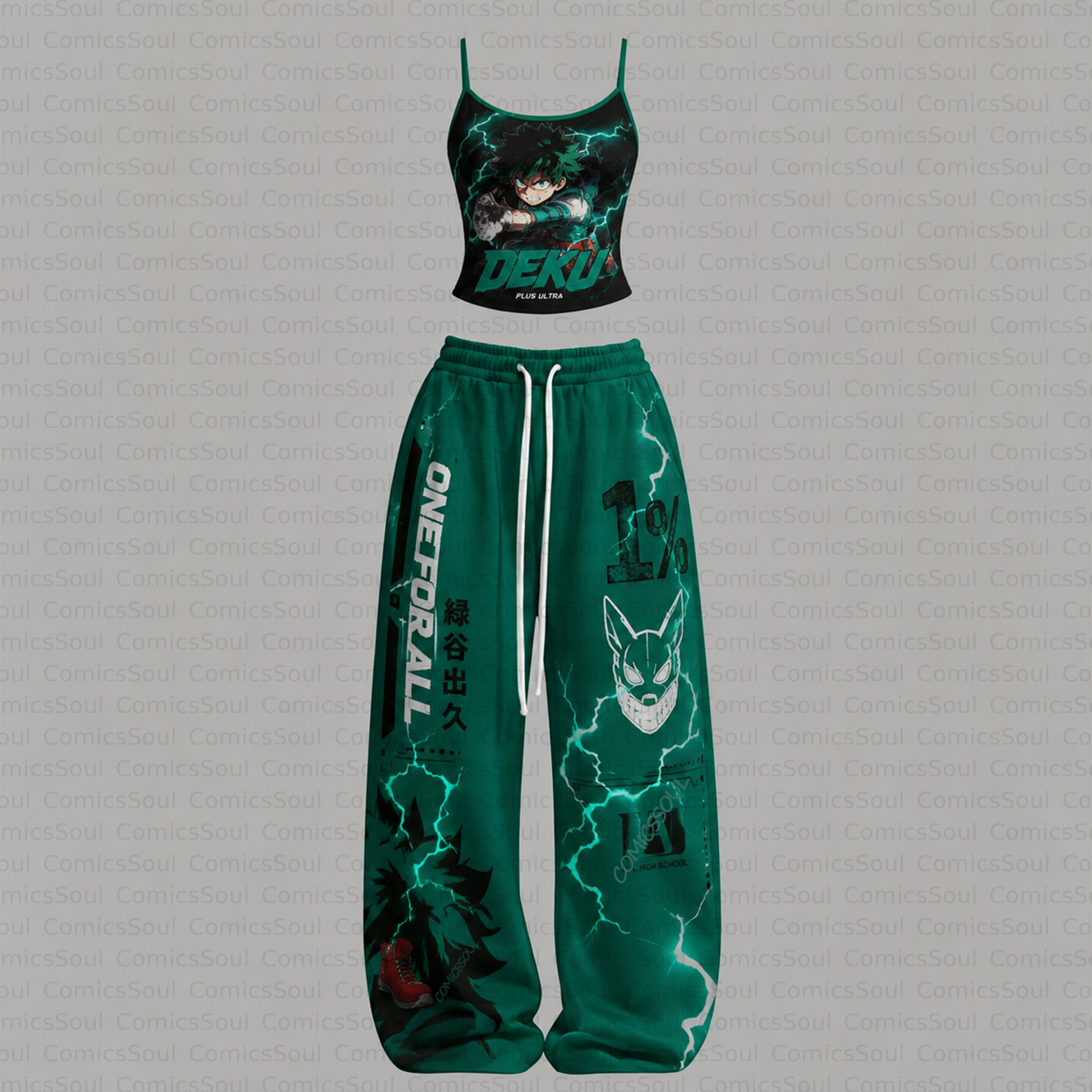 My Hero Academia Top & Elasticated Trousers Two-Piece Set