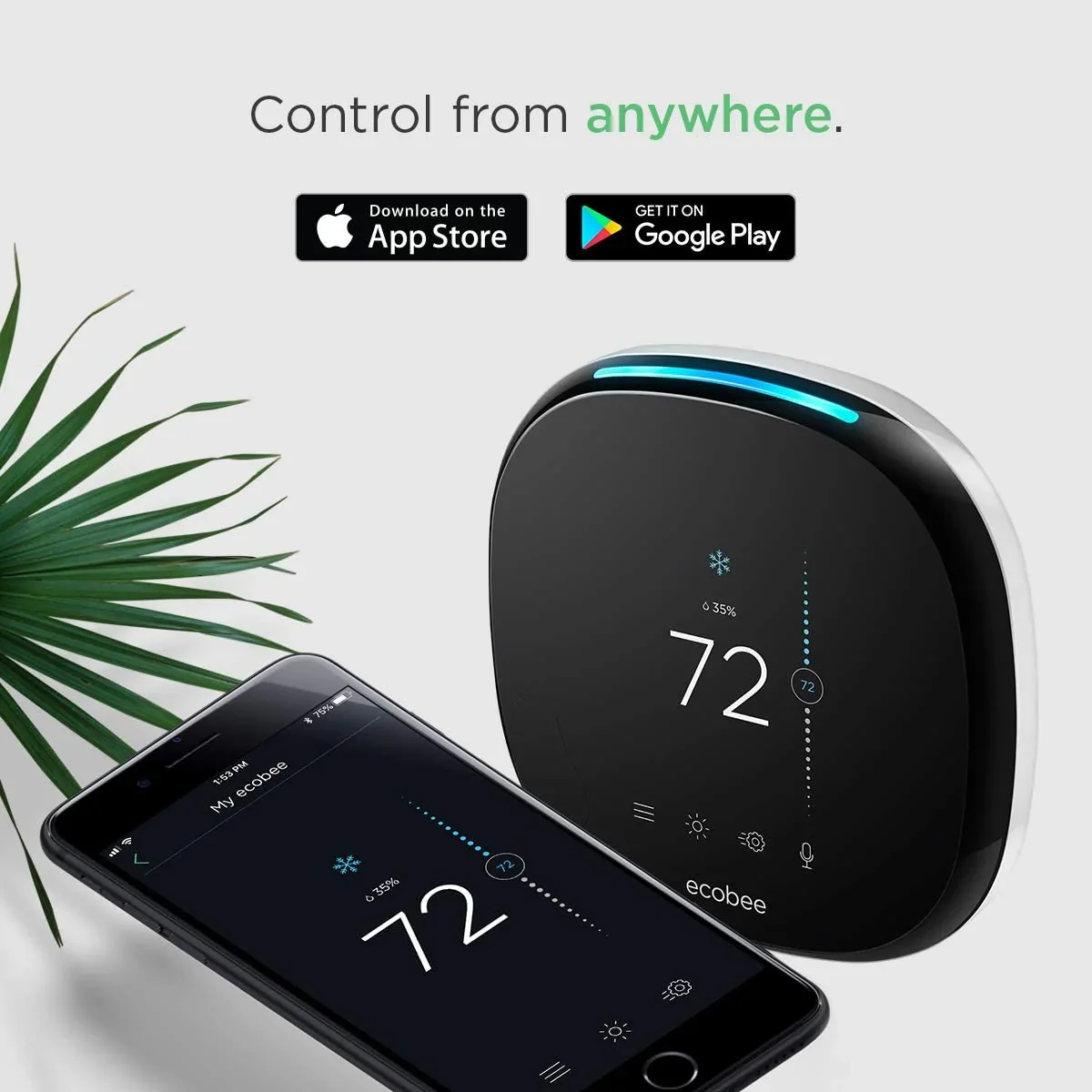 ecobee Smart Thermostat With Built-In Alexa And Room Sensor - Image 8 ecobee Smart Thermostat With Built-In Alexa And Room Sensor - Image 8