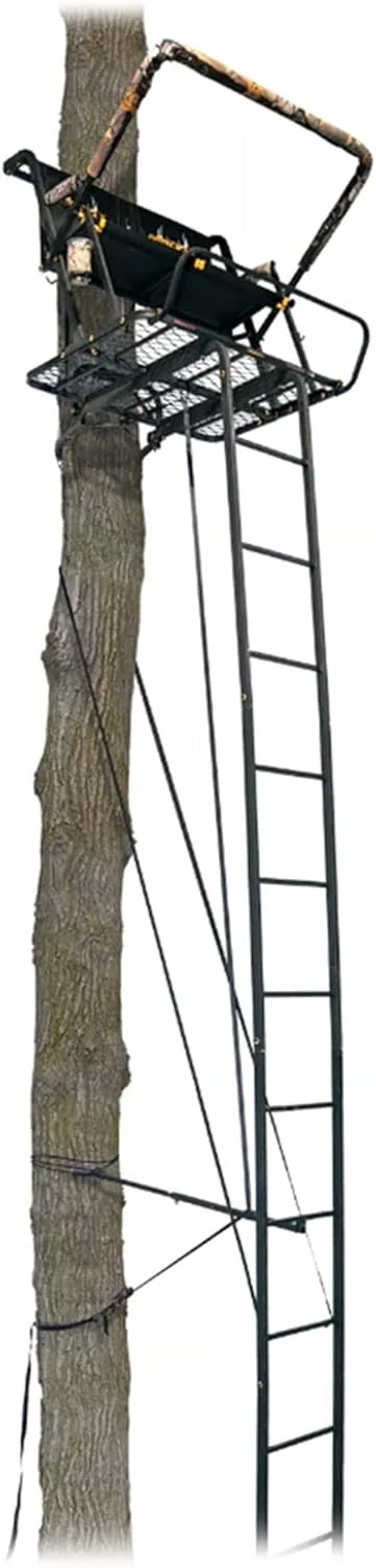 Ladder Tree Stand, 20ft, 500lb Capacity, 2-Person