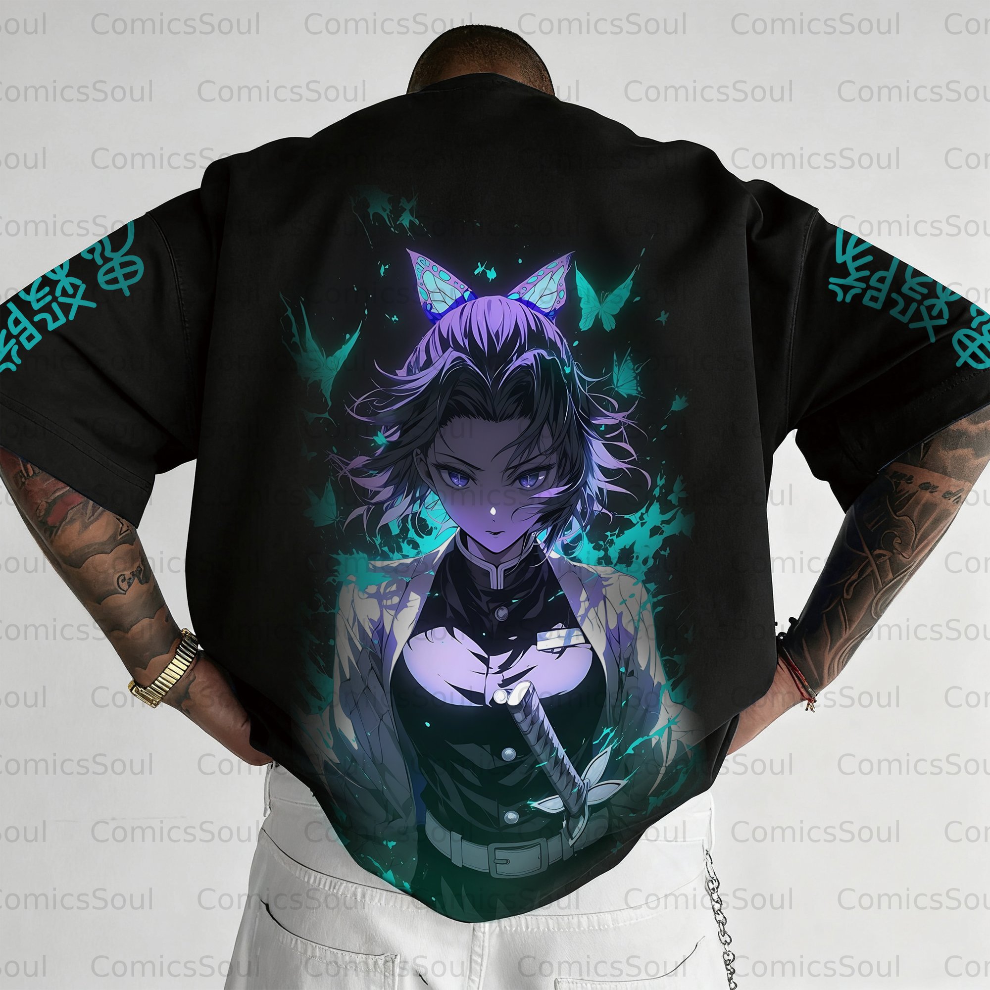 Unisex Anime Inspired Vintage T-Shirt