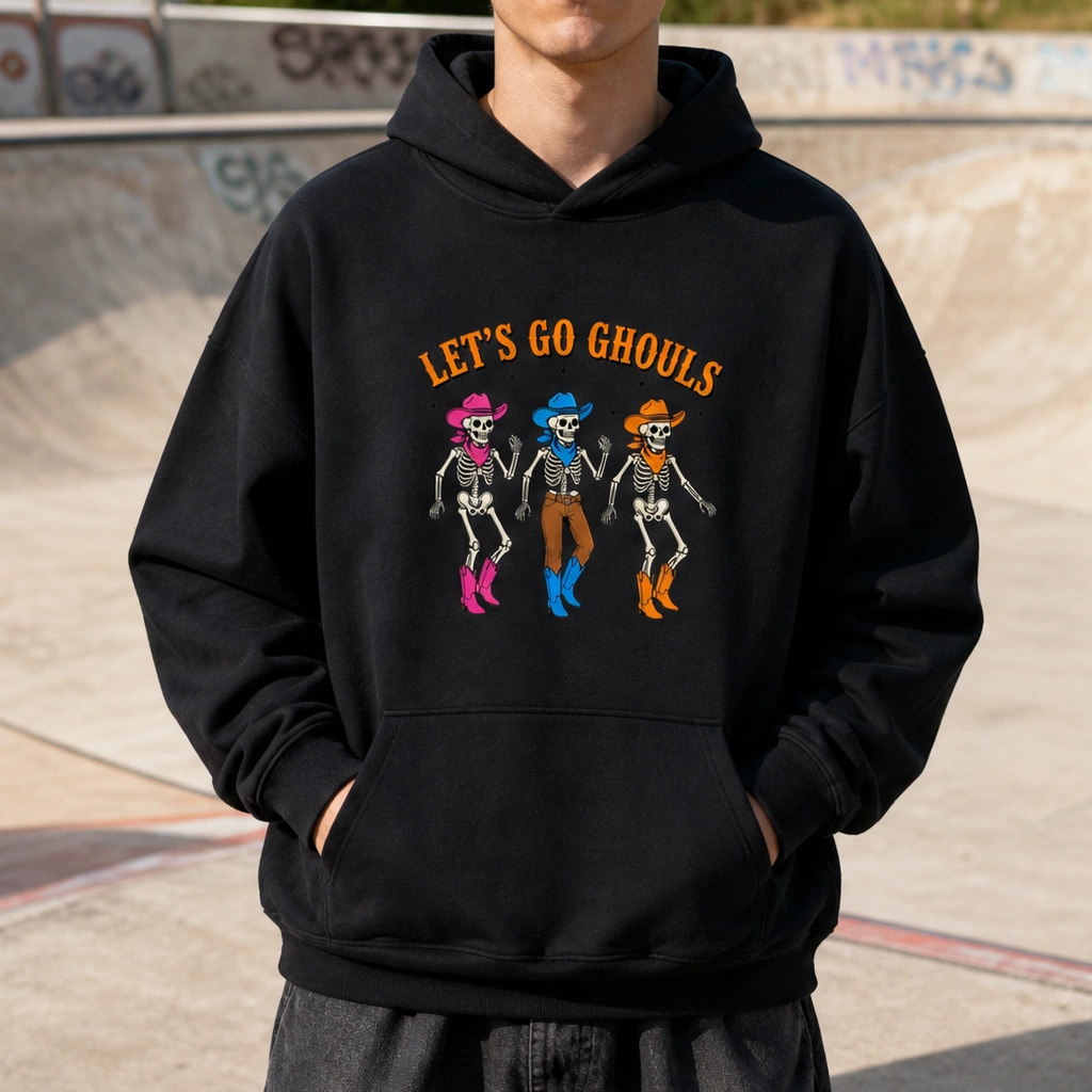 Halloween Party Hoodie — Love Pumpkin Spooky Print Unisex Sweatshirt for Family Matching, Fall Winter Casual Pullover TeeThreads Sustain the Scene with Custom Apparel
