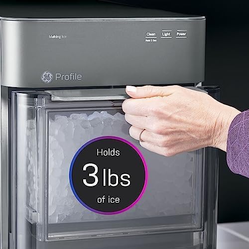 GE Profile Opal 2.0 XL with 1 Gallon Tank Chewable Crunchable Countertop Nugget Ice Maker