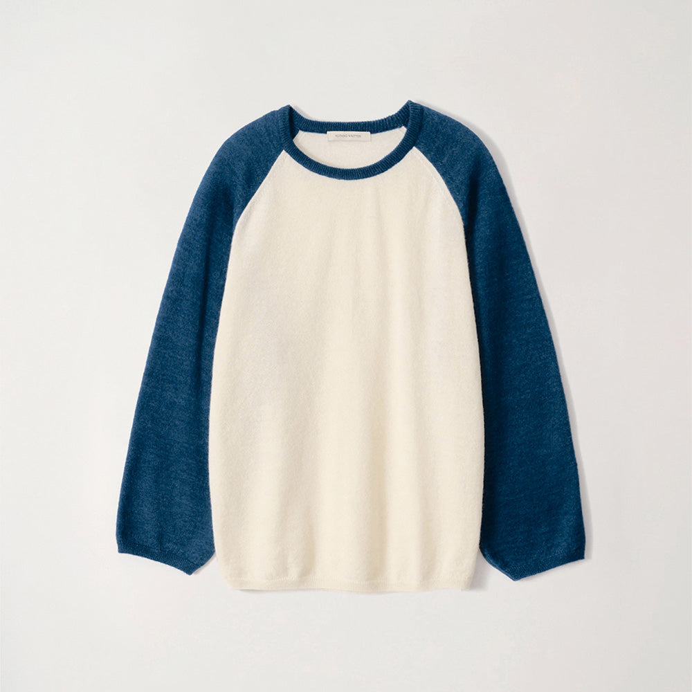 Nothing Written - Maille Palie - Ivoire & Bleu