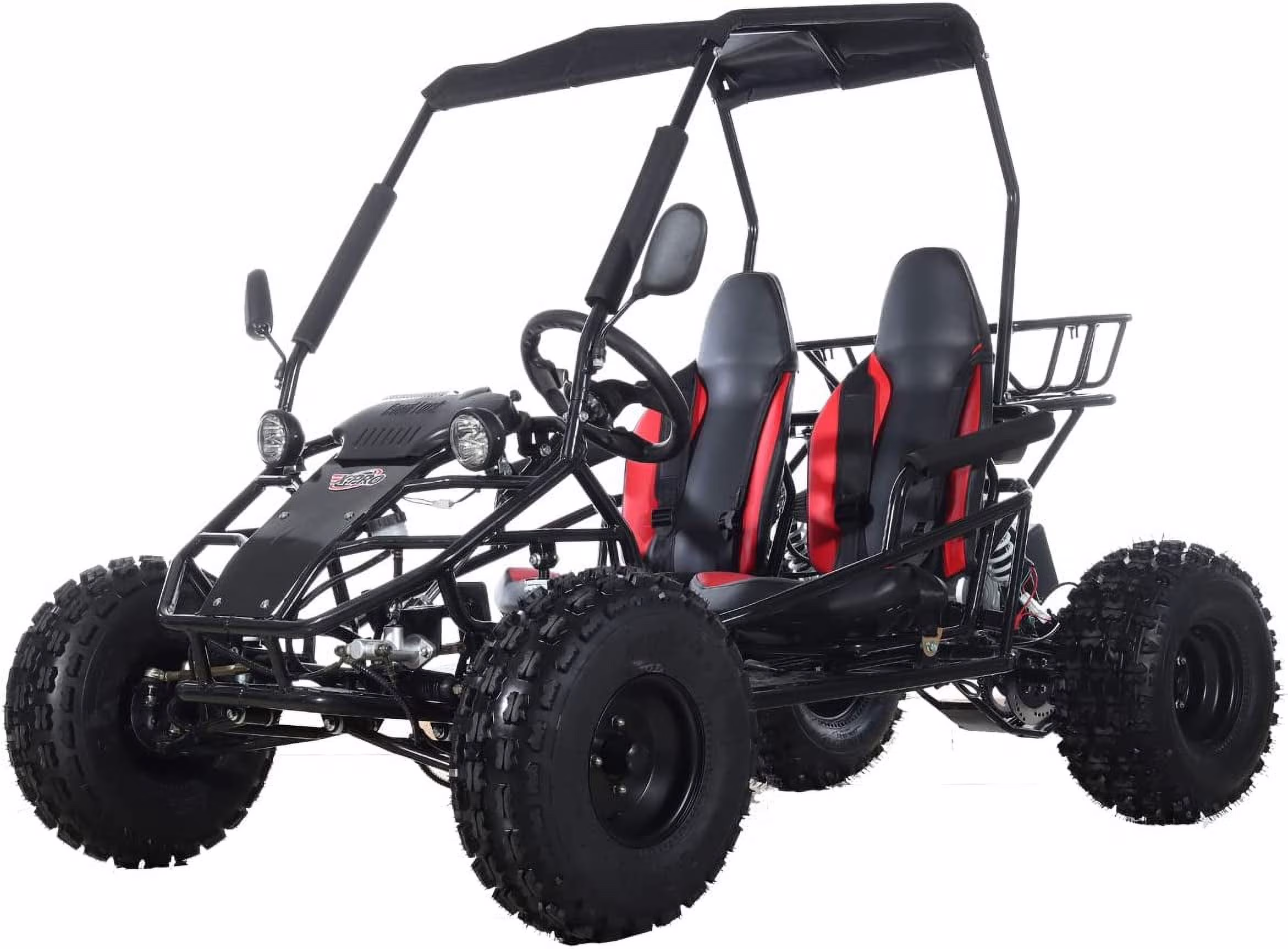 X-Pro New Rover 125cc Gas Powered Go Kart 3 Semi-Automatic Transmission w/Reverse Big 18"/19" Wheels