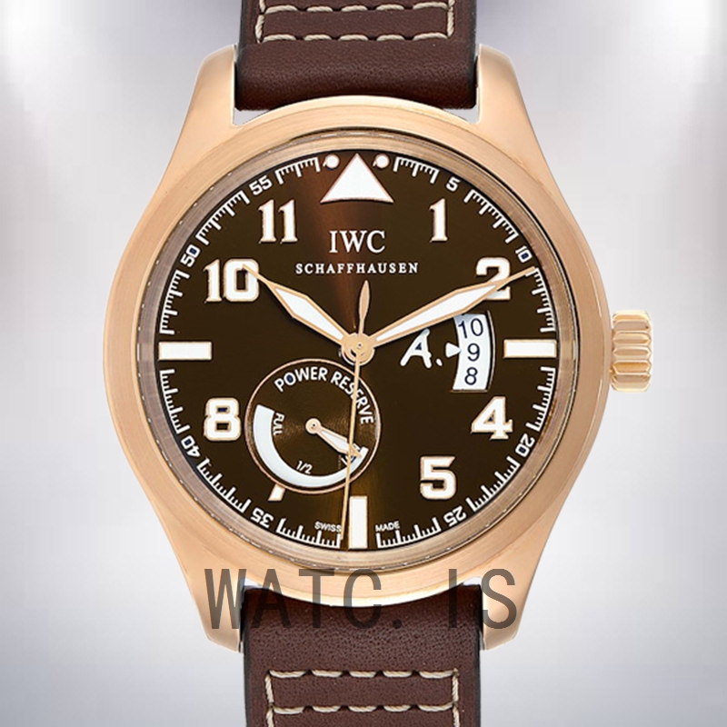 IWC Pilot Men's IW320103 43mm Leather Strap
