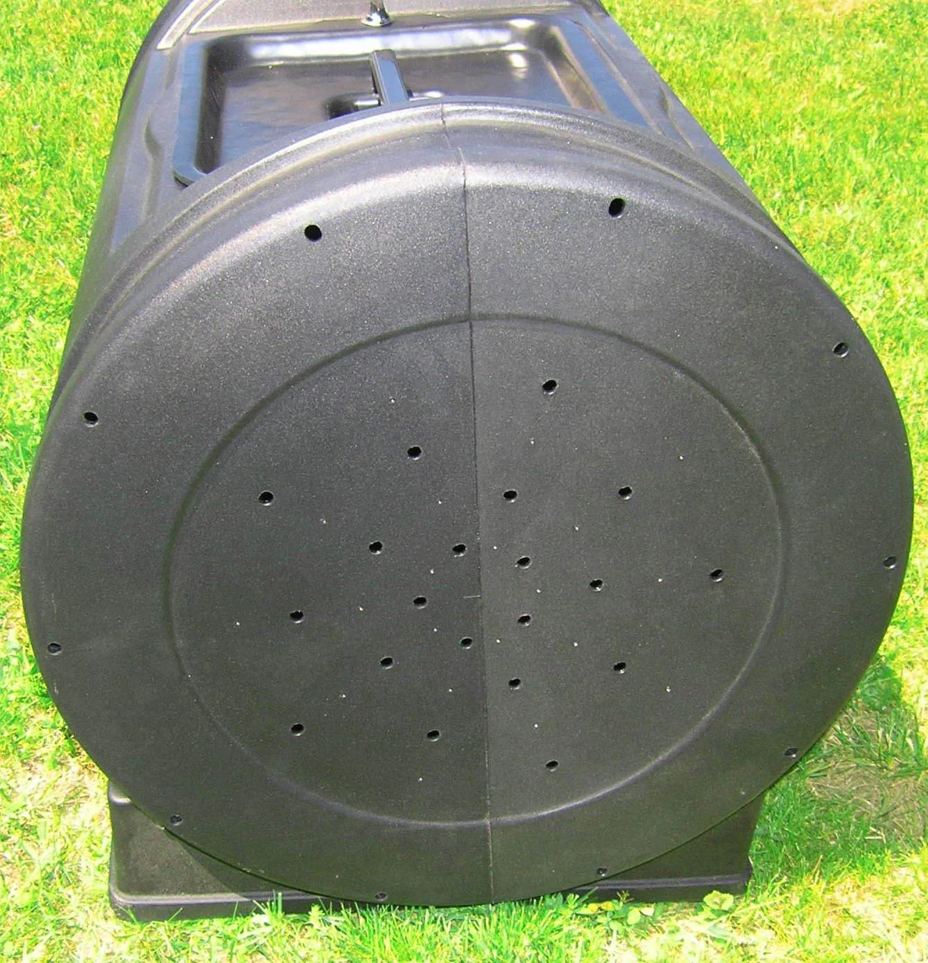 Good Ideas Compost Wizard Jr Outdoor Garden Compost Bin Container, Black - Image 9