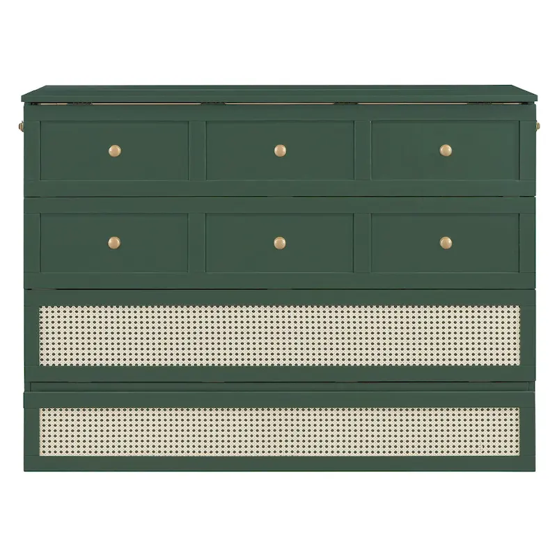Nestfair Full-Size Murphy Bed with Spacious Drawers