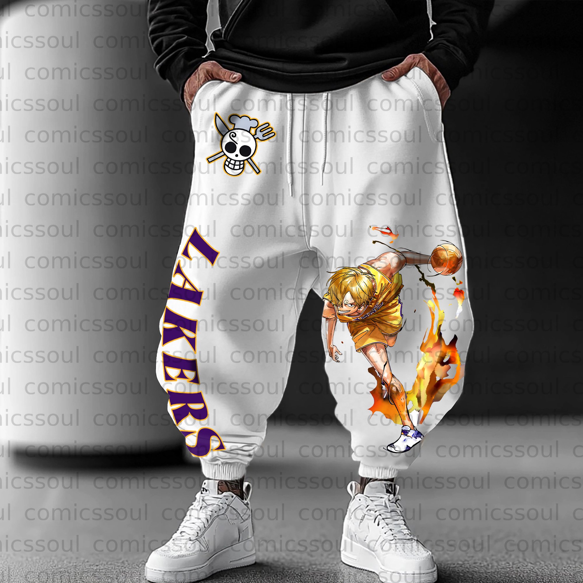 Unisex Anime Inspired Vintage Plush Pants