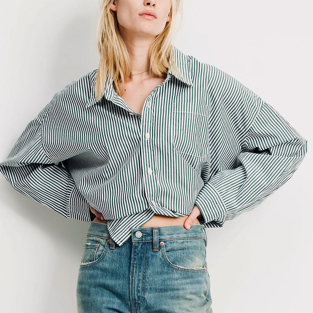 Denimist - Chemise Courte - Vert