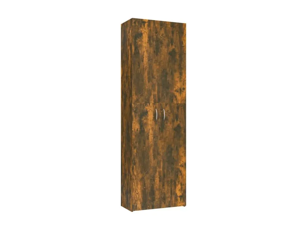Armario de oficina contrachapado Vivircalido ahumado 60x32x190 cm 77341bevc