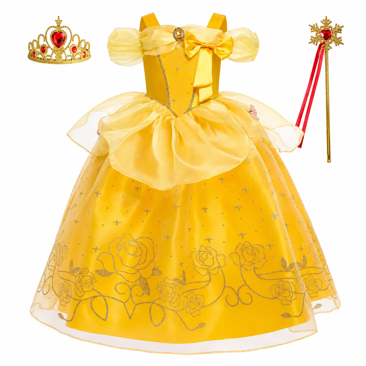 Halloween Costumes Girls Princess Party Dress Costume Set - Image 17 Halloween Costumes Girls Princess Party Dress Costume Set - Image 17