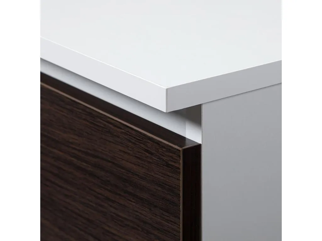 Módulo superior de armario Hogarve S90 Blanco 90 cm 2 puertas color Hogarve mate 2 estantes 90x51x55 cm ptkv45842