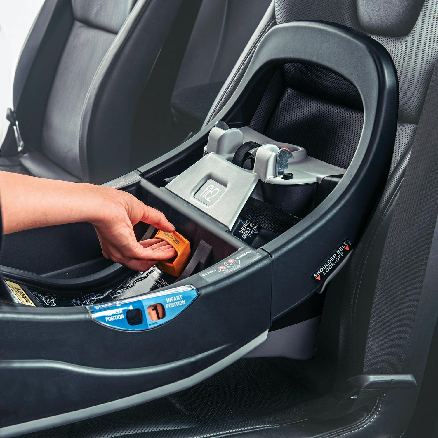Chicco Fit2 Adapt Infant & Toddler Car Seat - Ember (Black). New - Image 9