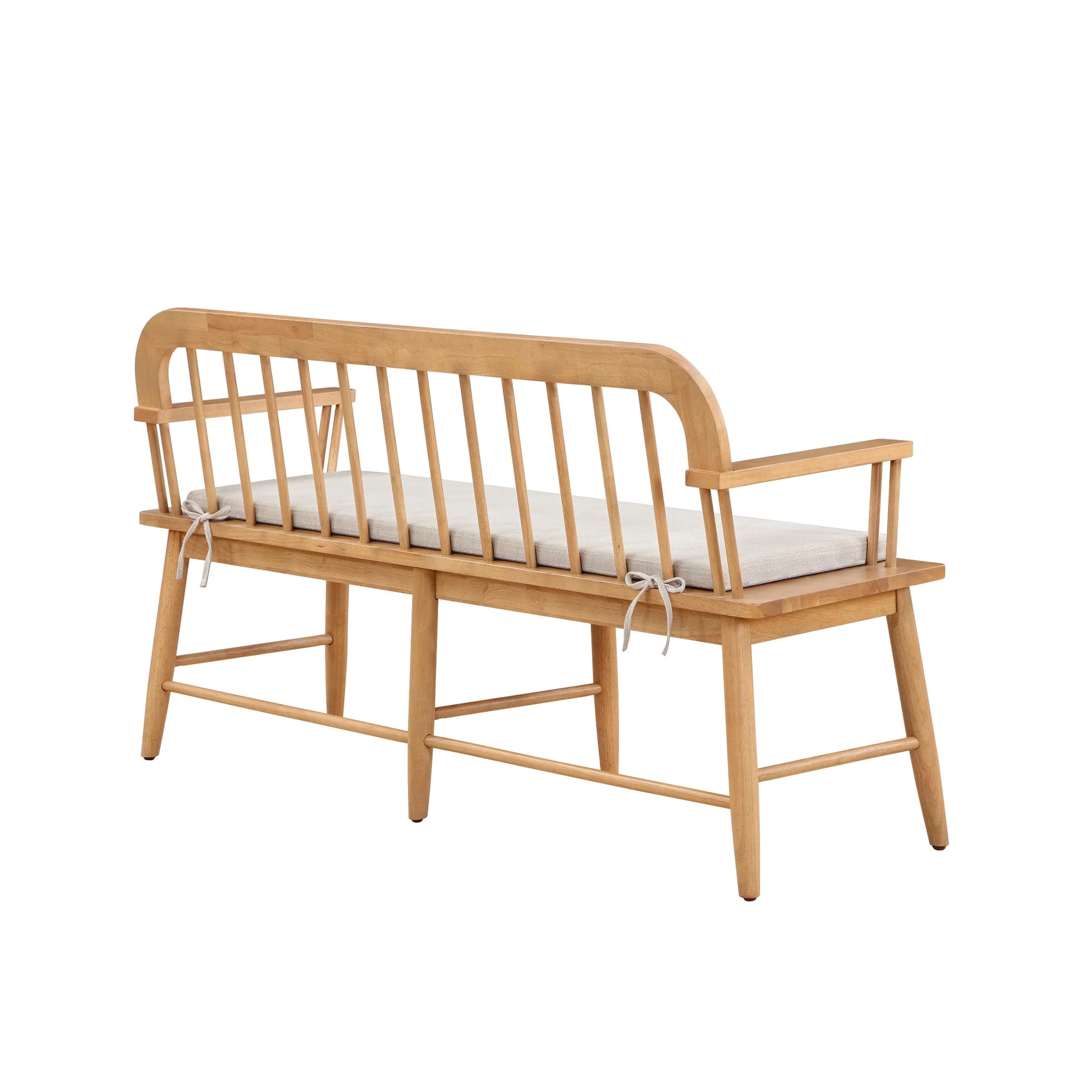 Better Homes & Gardens Windemere Solid Wood Bench, Natural Oak finish, by Dave & Jenny Marrs - Image 9