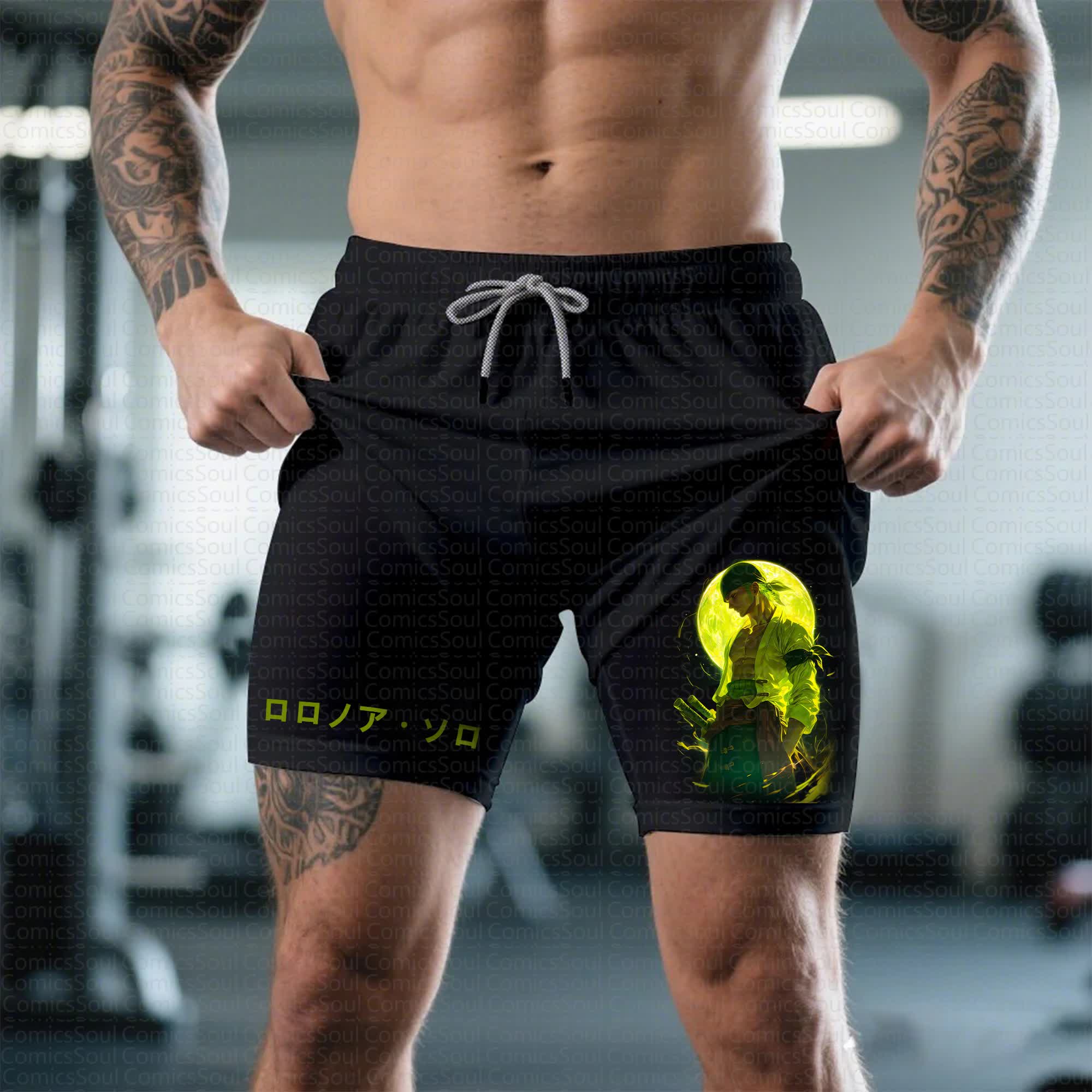 Unisex Casual Anime Streetwear Shorts 丨Comicssoul