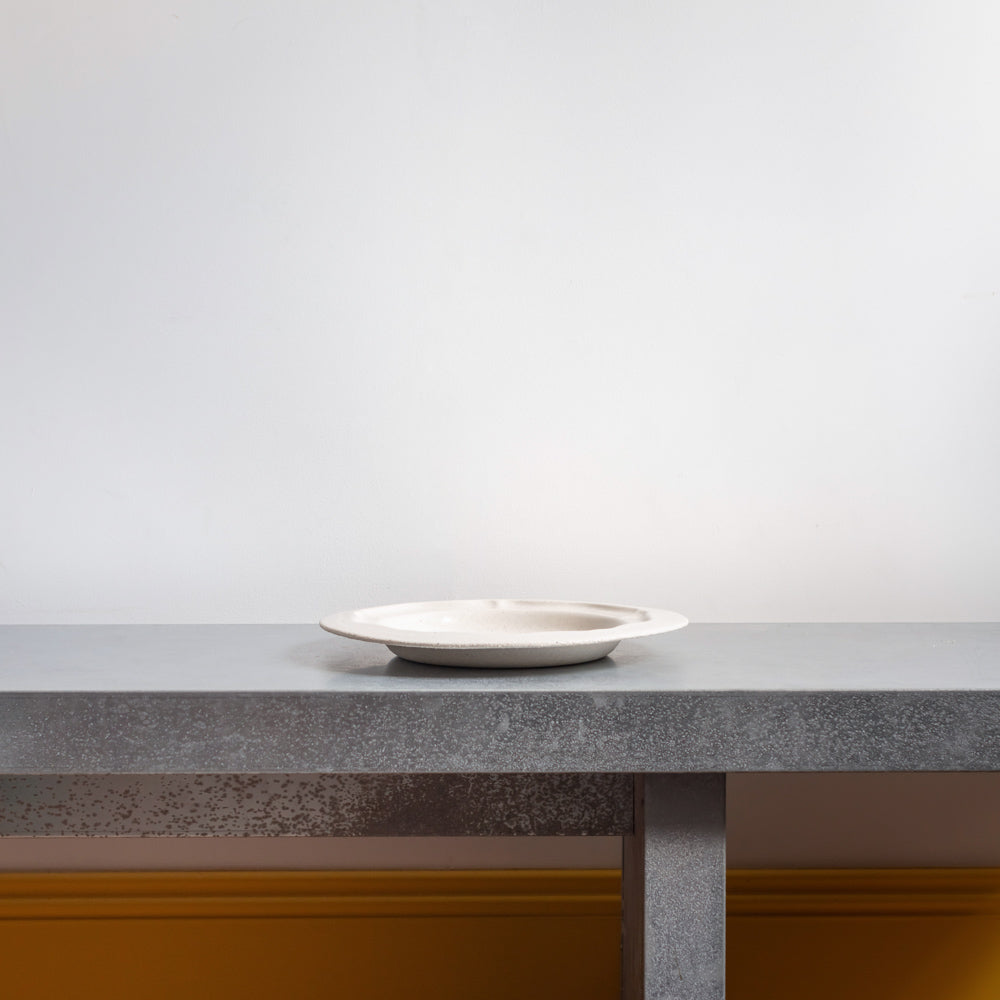 Assiette plate RLF Réféctoire - Sable Brillant