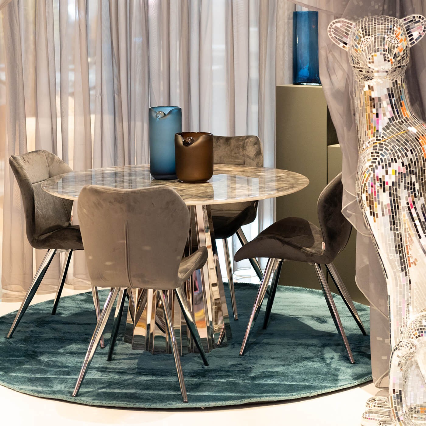 Eettafel Amora Ø120cm Kare Design