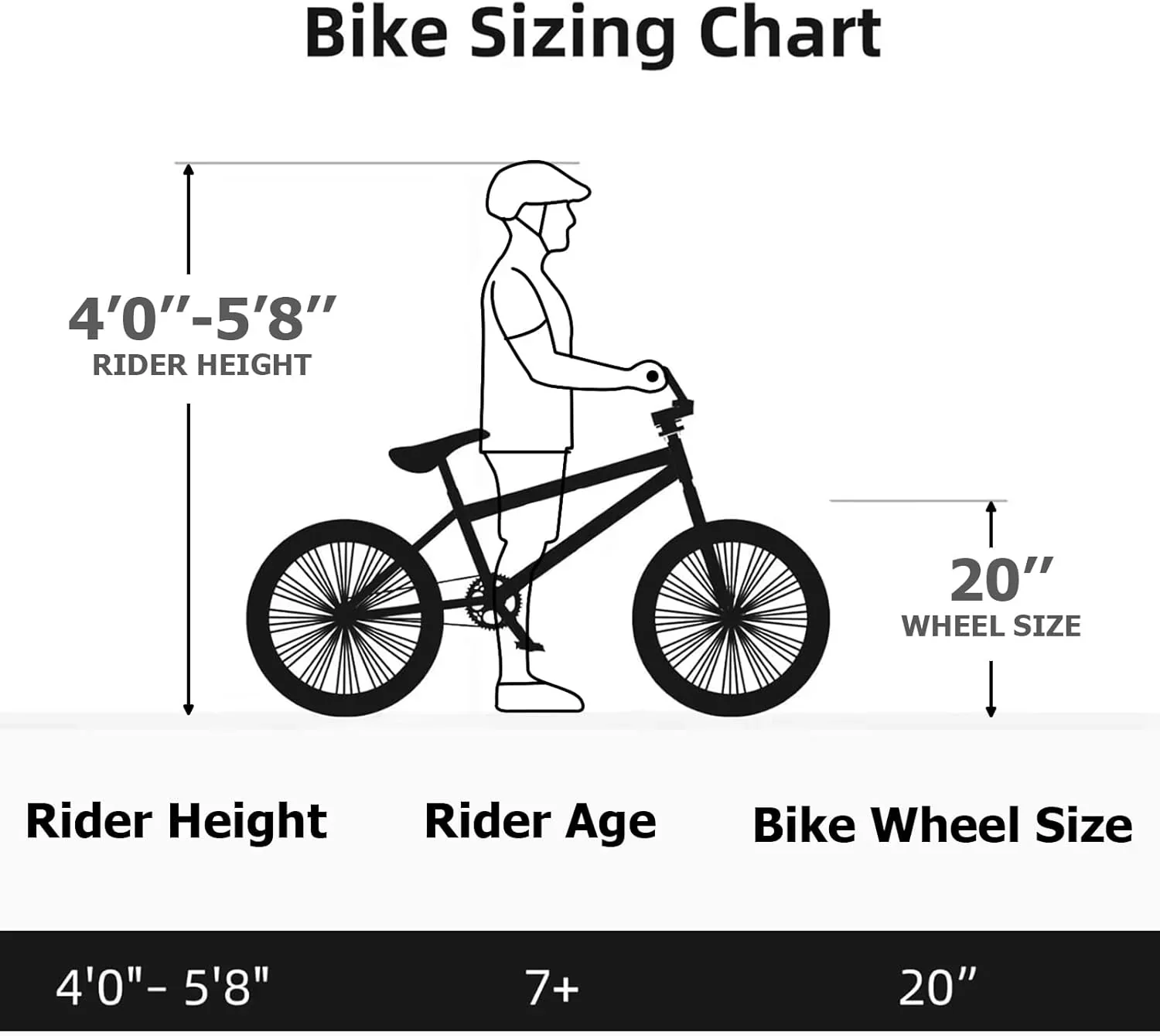 WEIZE Freestyle BMX Bike 20 Inch With 360 Degree Rotor - Image 7 WEIZE Freestyle BMX Bike 20 Inch With 360 Degree Rotor - Image 7