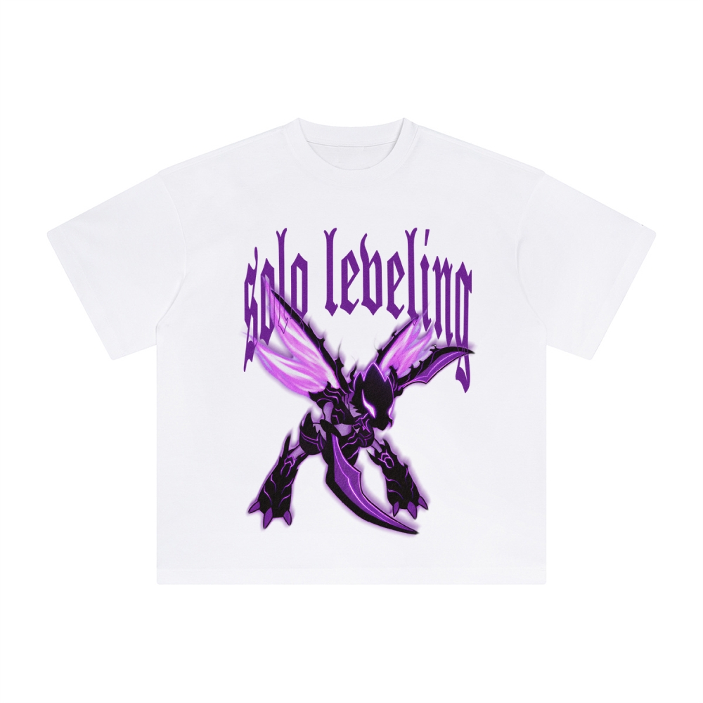 Unisex Anime Inspired Washed  Vintage T-Shirt