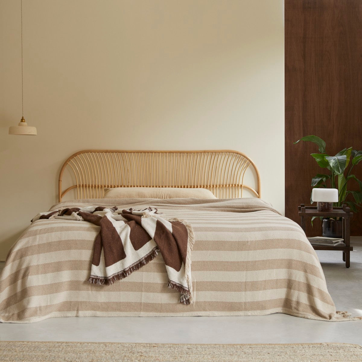 Tikamoon - Hoofdbord van rotanstengels 200 Colette