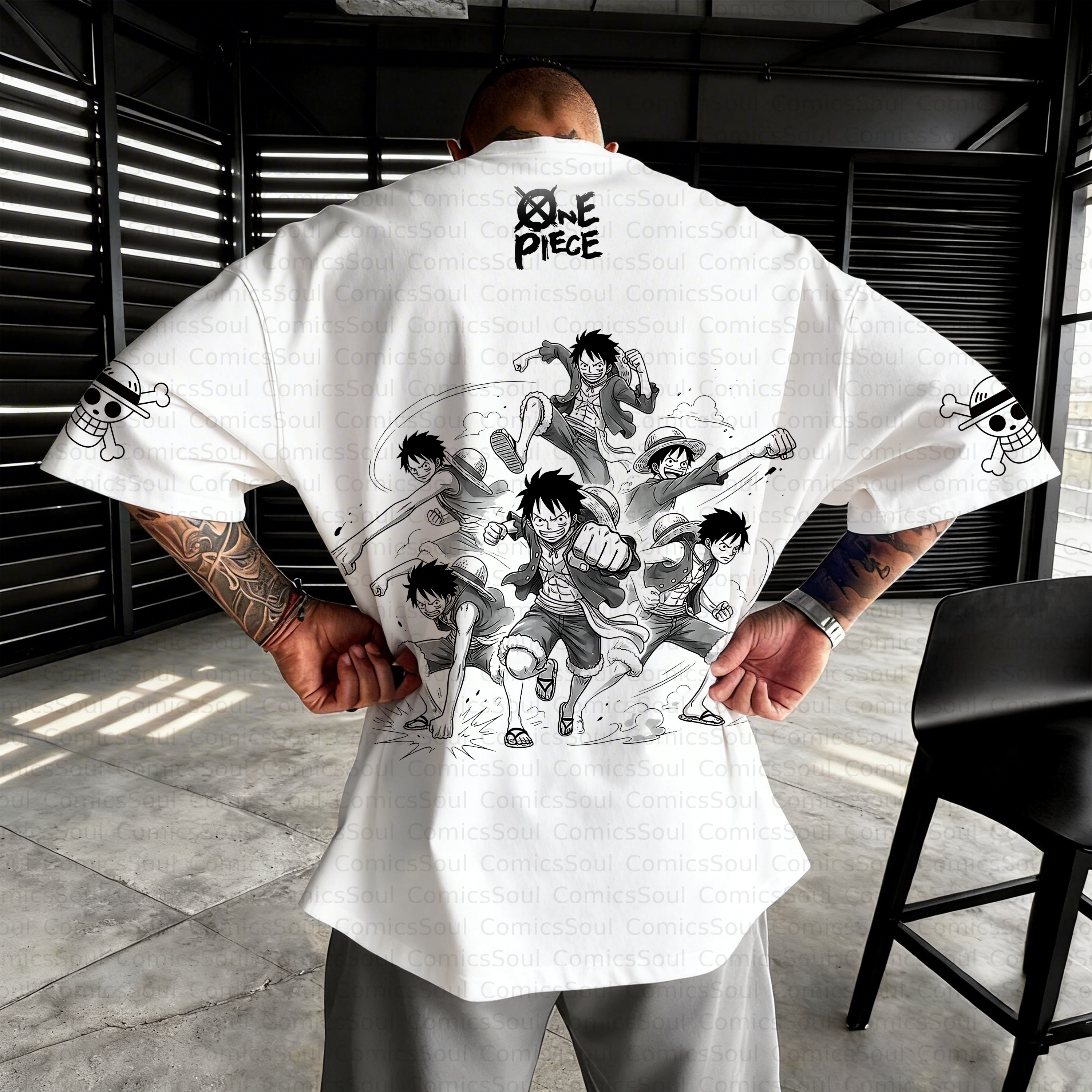 Unisex Anime Inspired Vintage T-Shirt