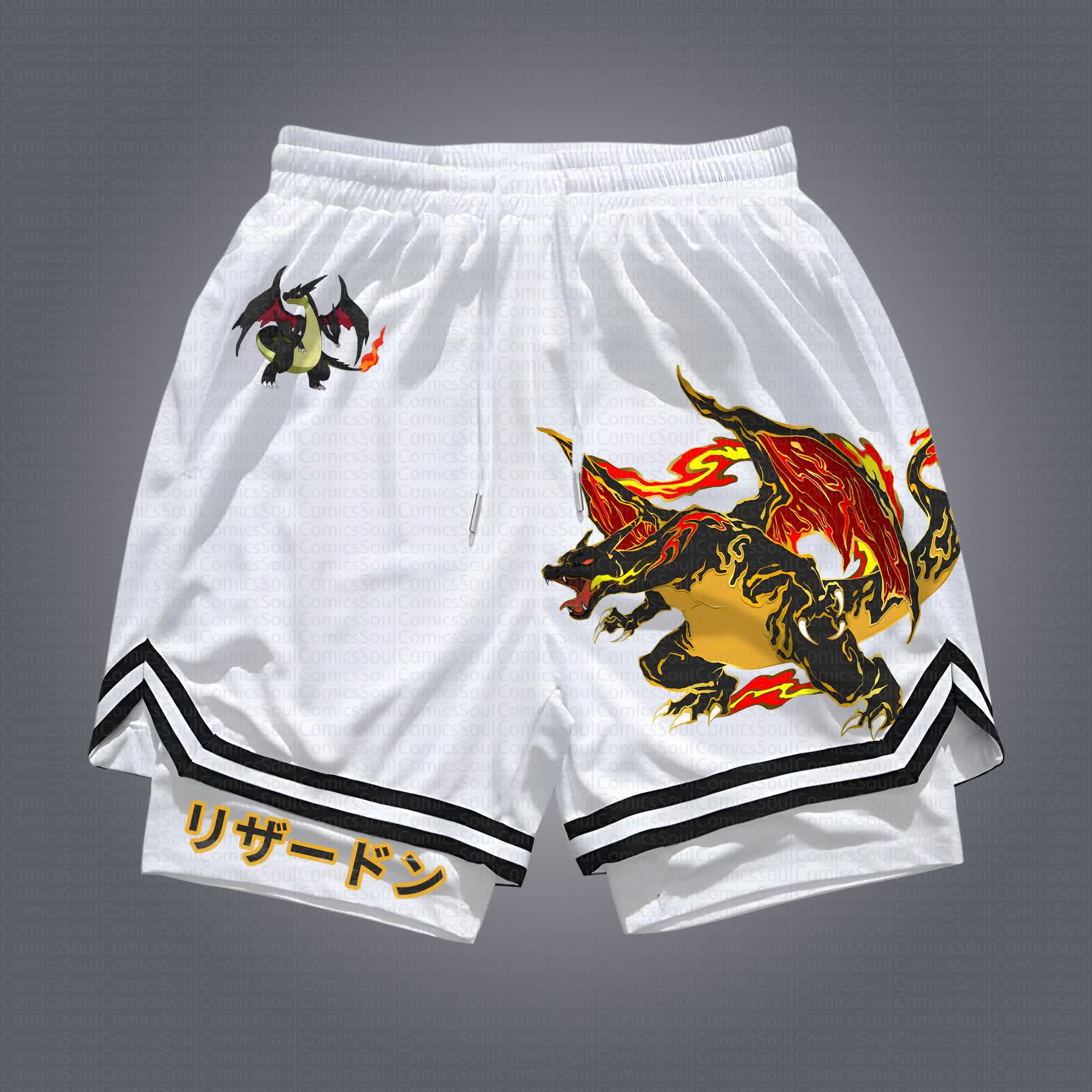 Unisex  “Comicssoul” Casual Anime Streetwear Shorts