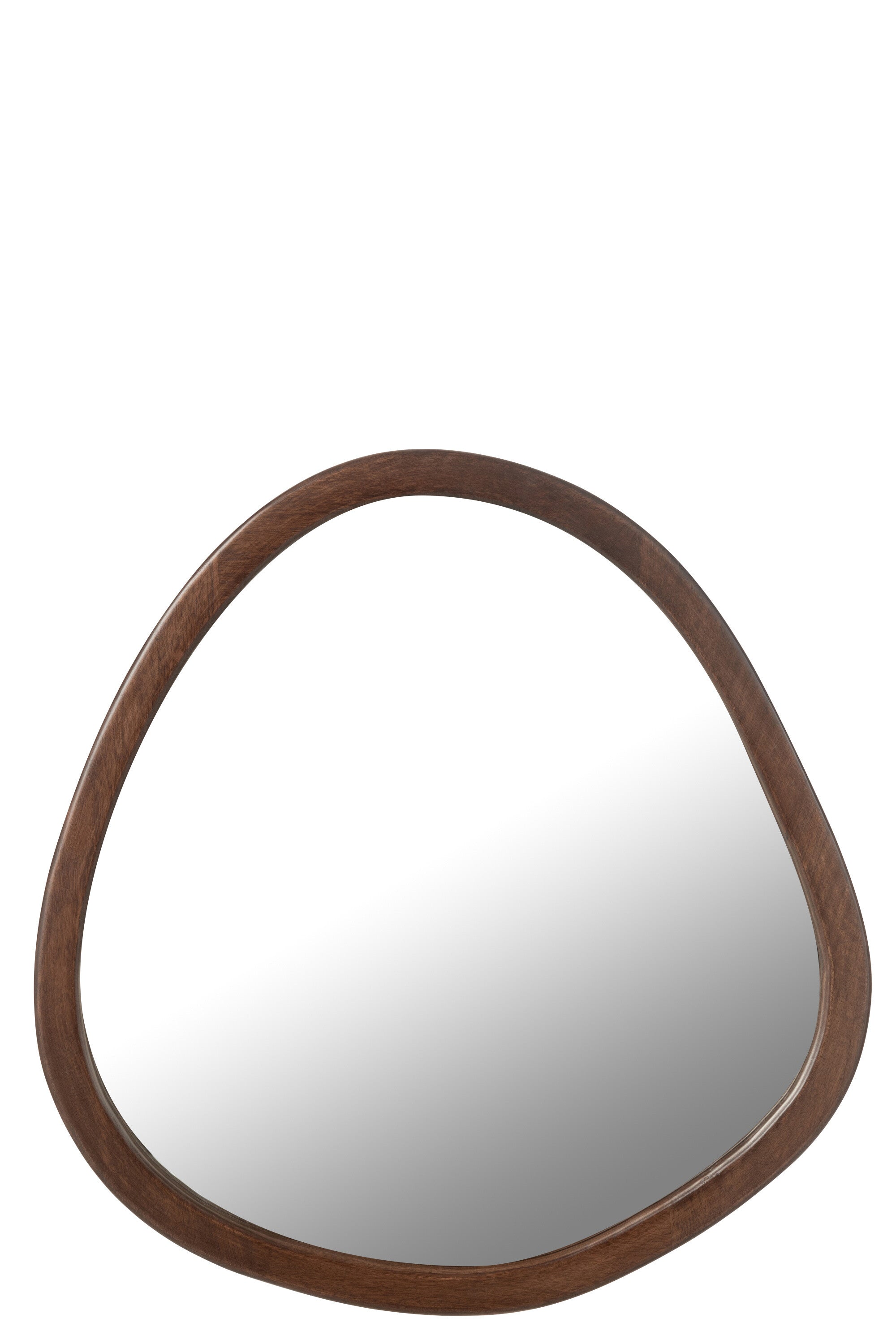 J-Line spiegel Whisp Mango - hout - bruin - large - Ø 59 cm