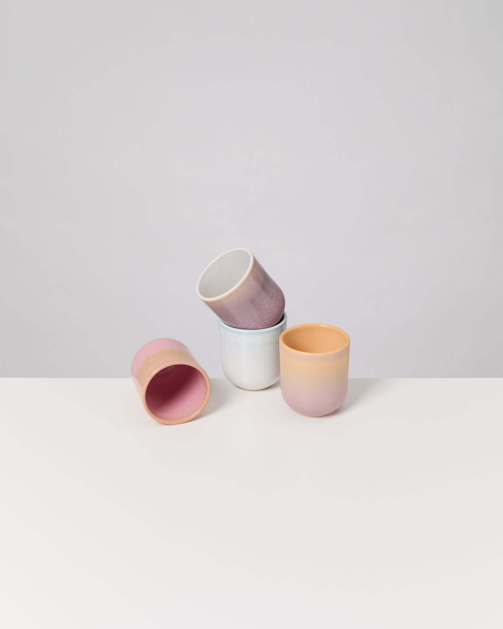 Copa Alto Becher klein Retro Vibe mix 4er-Set
