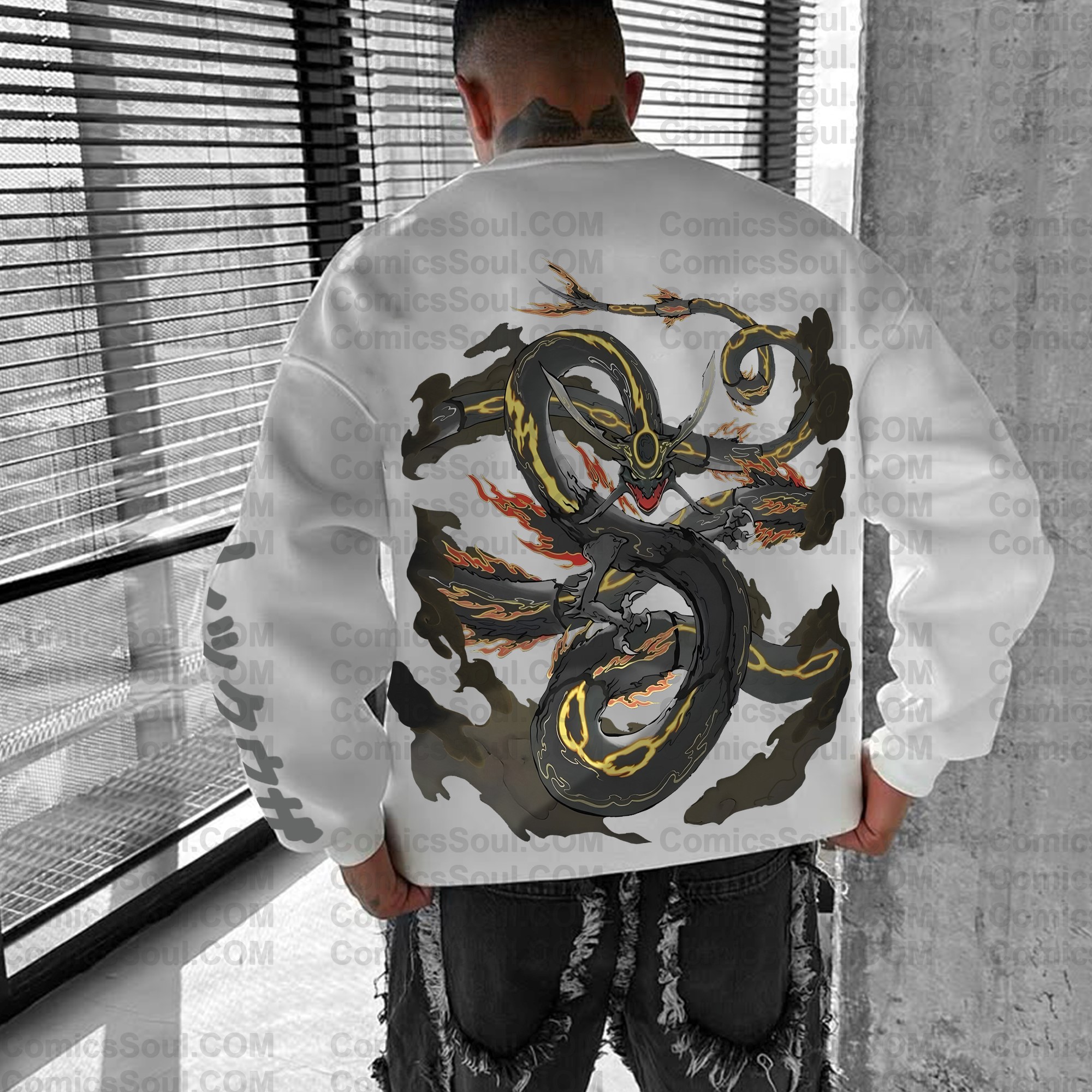 Unisex Anime Inspired Vintage Sweatshirt