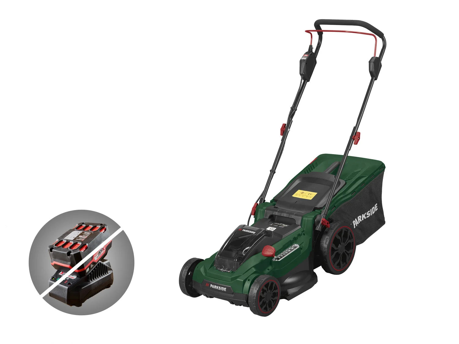 PARKSIDE 40 V cordless lawnmower PRMA 40-Li C1 without battery and charger