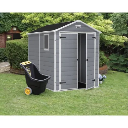 6-Ft. x 7.5-Ft. Plastic Storage Shed