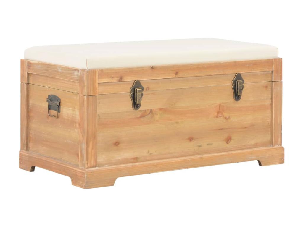 Cómoda con cojín 80x40x40 cm MDF