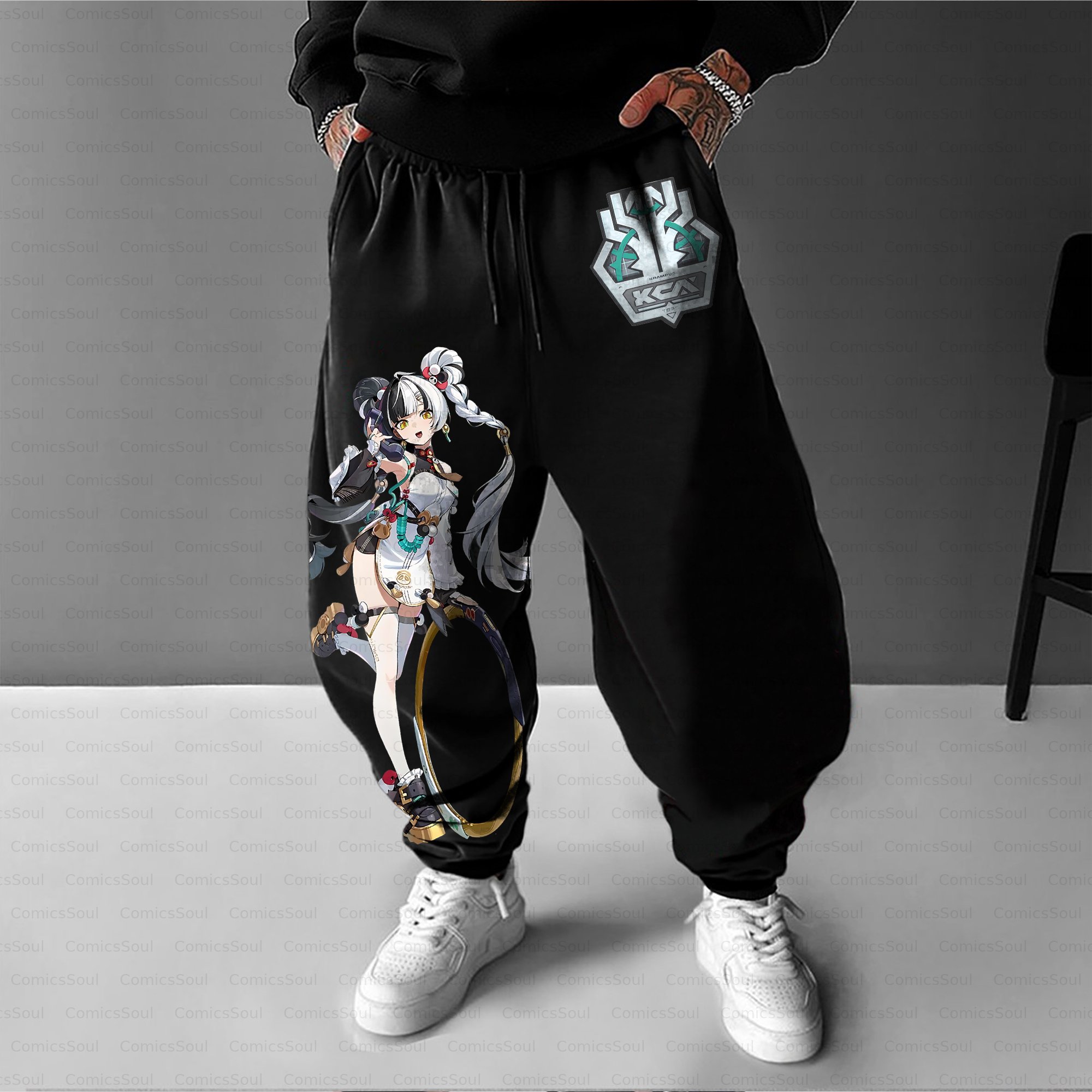 Unisex Casual Anime Streetwear Pant