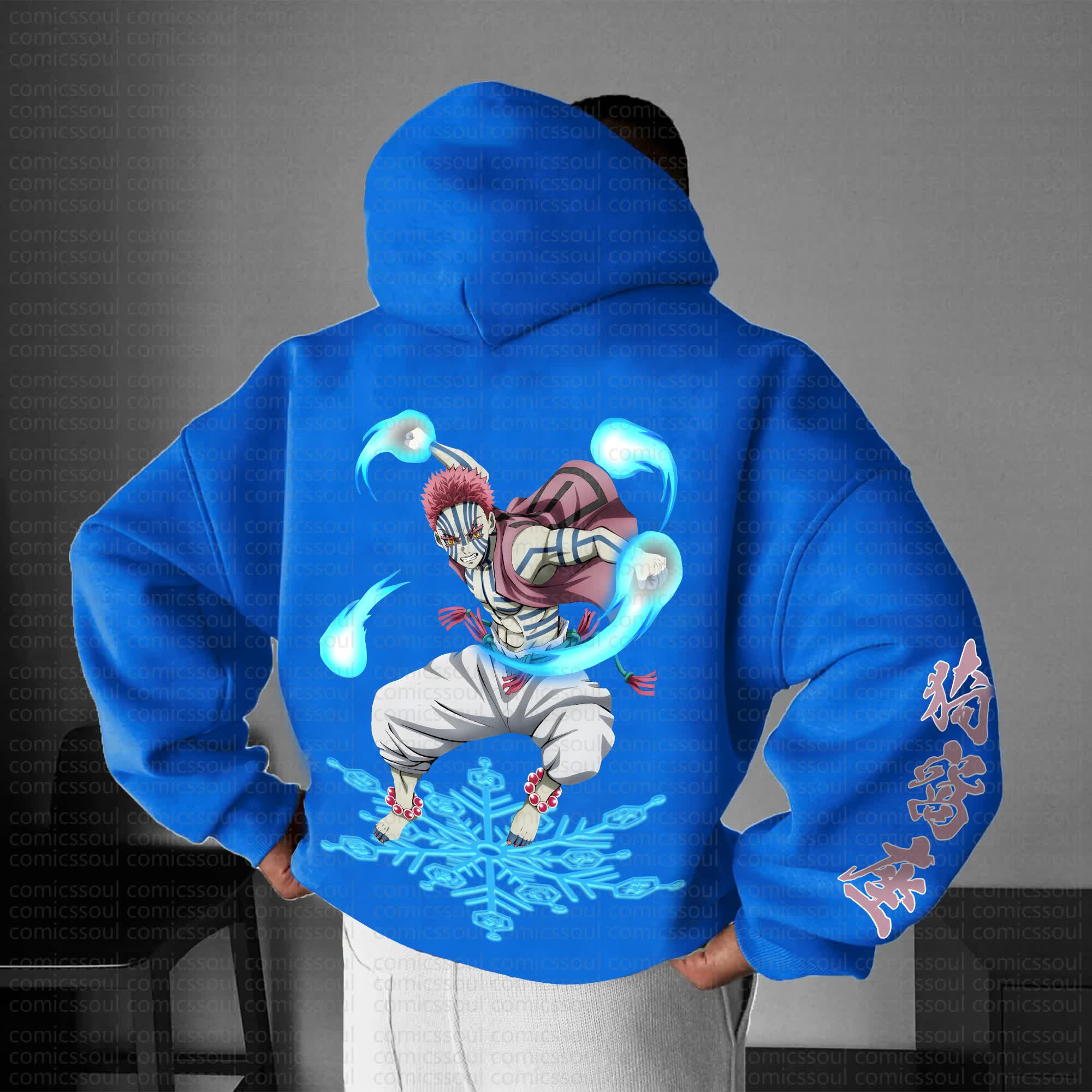 Unisex Anime Graphic Streetwear Vintage Hoodie丨Comicssoul