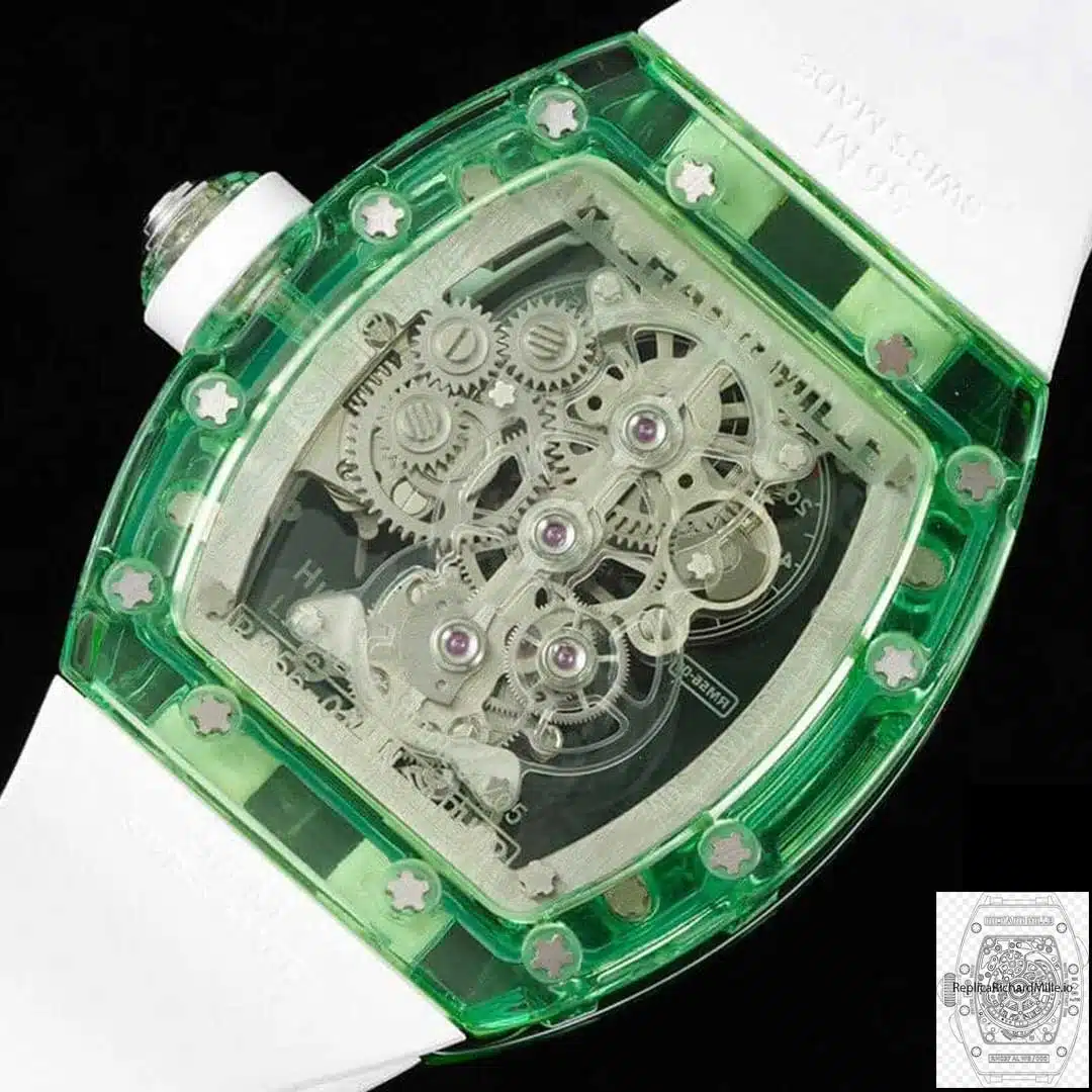 Replica RM 56-01 Tourbillon Green Transparent Case