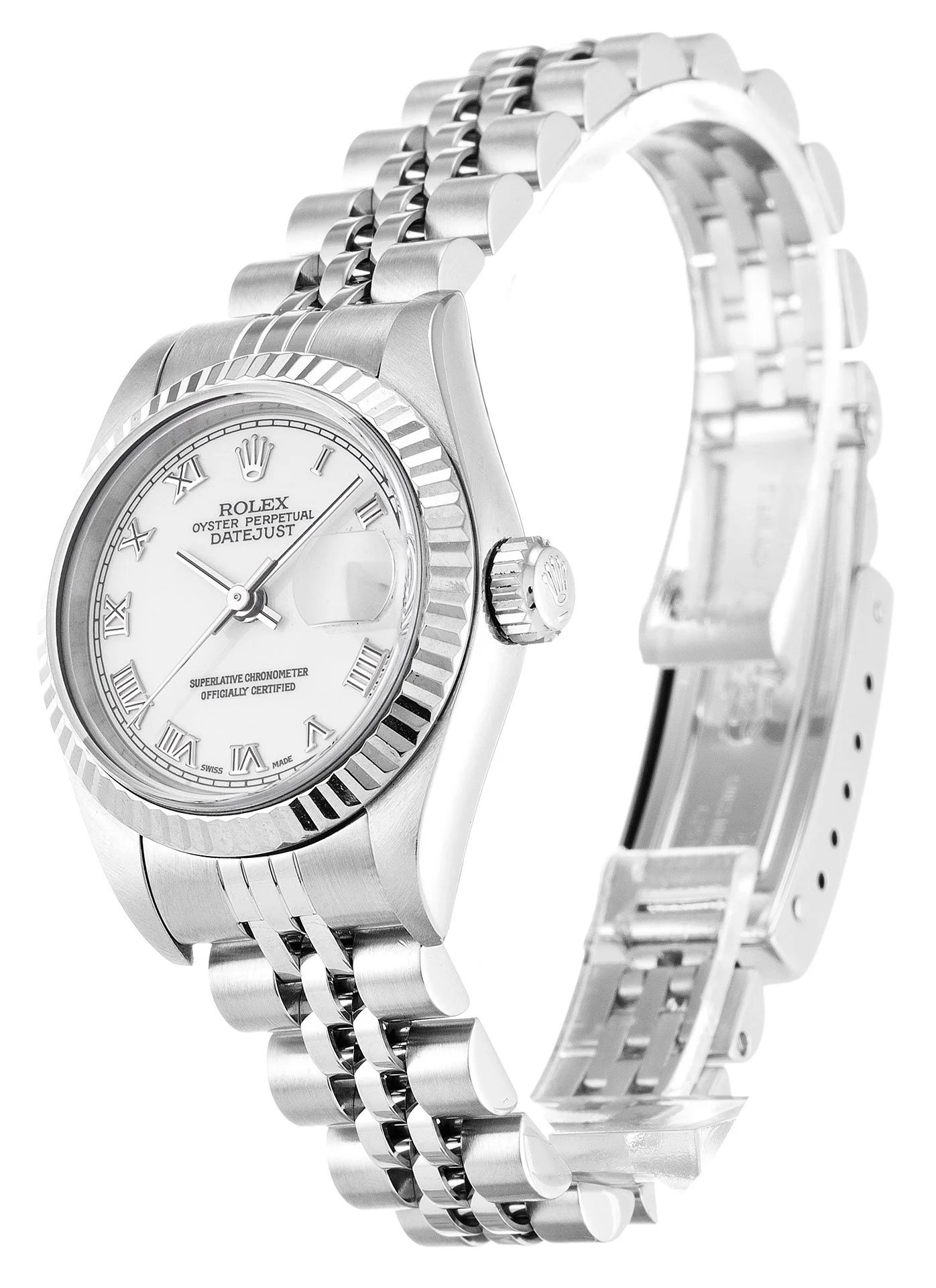 Rolex Lady-Datejust 25mm White Dial 79174
