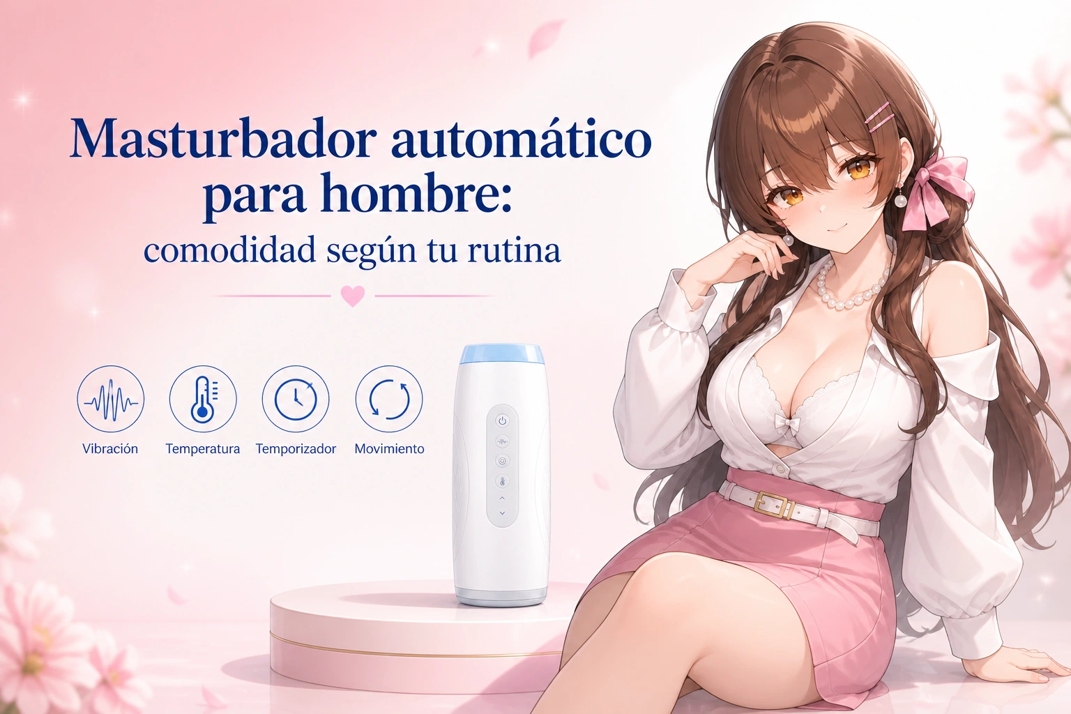 Guía de comodidad y uso de un masturbador automático para hombre